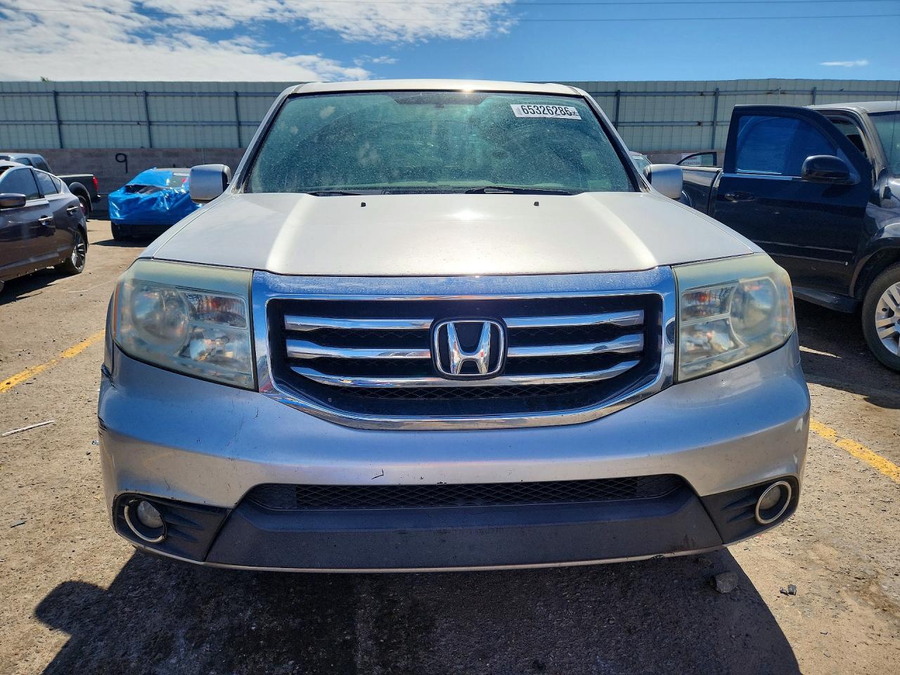 2014 Honda Pilot Exl Silver vin: 5FNYF3H51EB009110