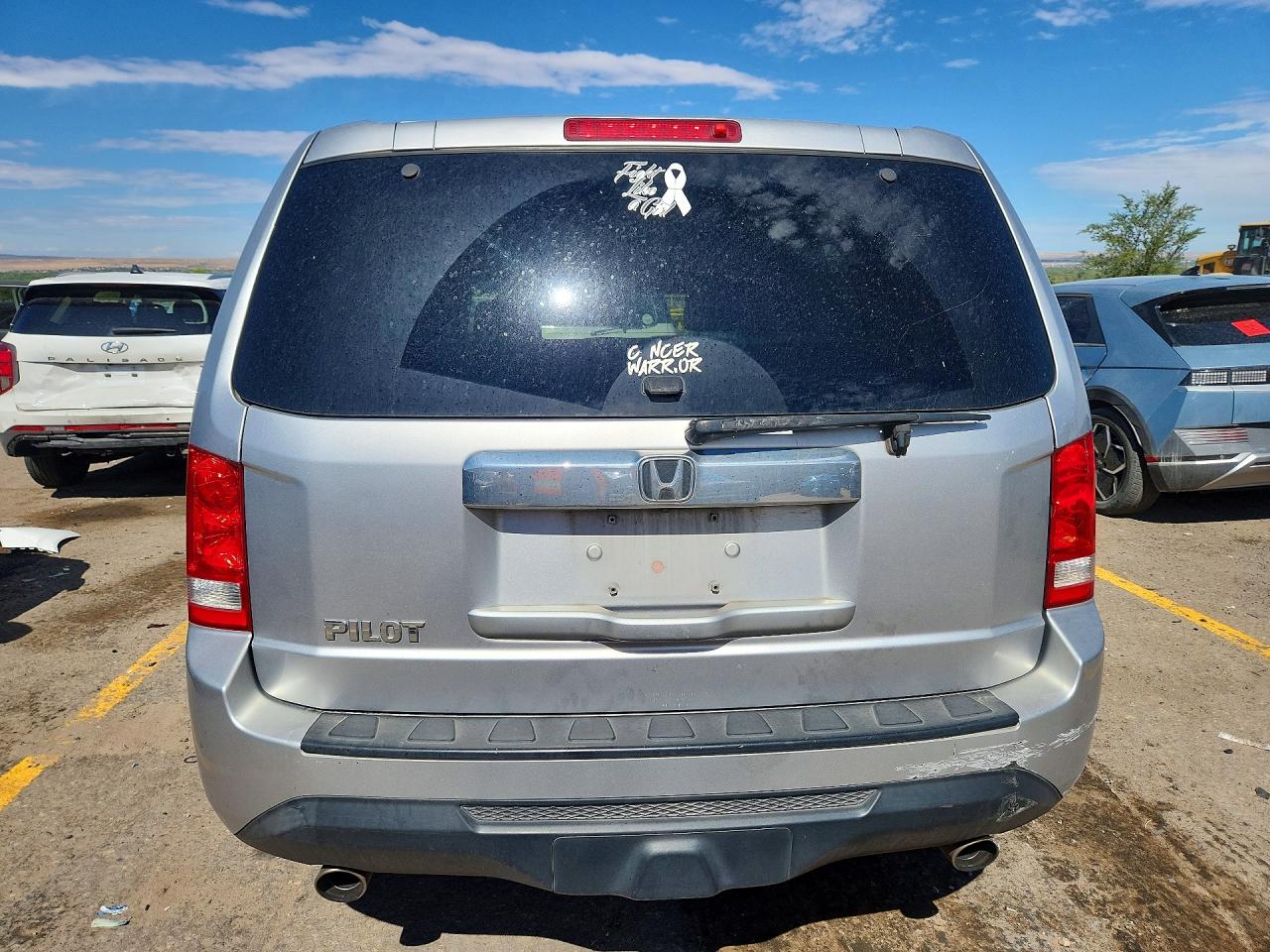2014 Honda Pilot Exl Silver vin: 5FNYF3H51EB009110