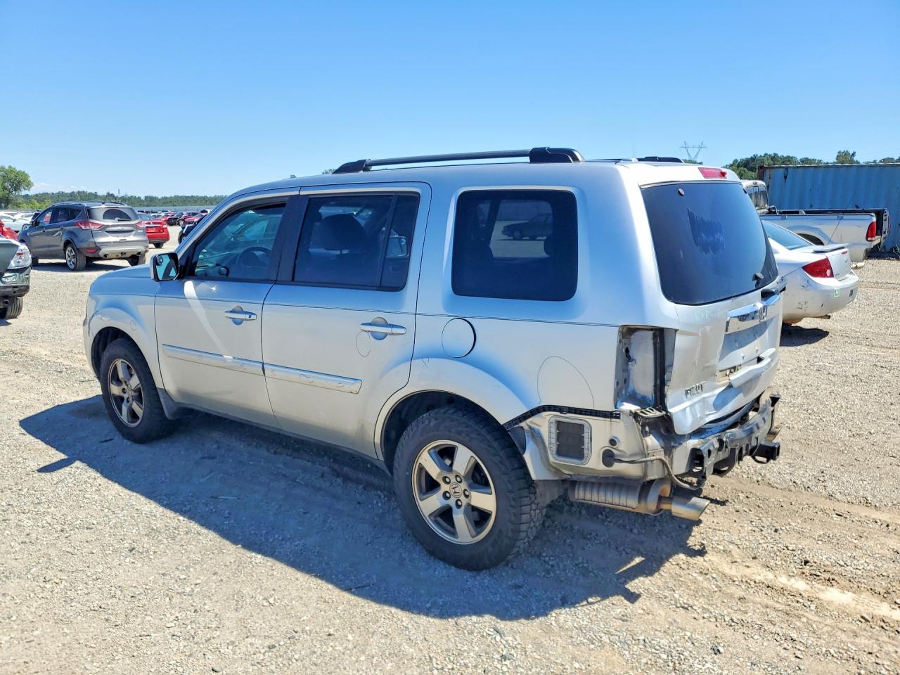 2010 Honda Pilot Exl Silver vin: 5FNYF3H52AB015587
