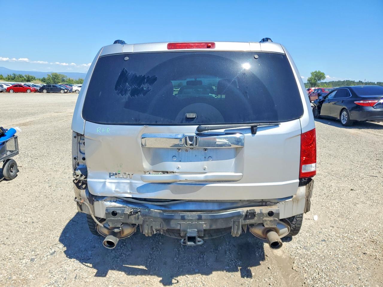 2010 Honda Pilot Exl Silver vin: 5FNYF3H52AB015587