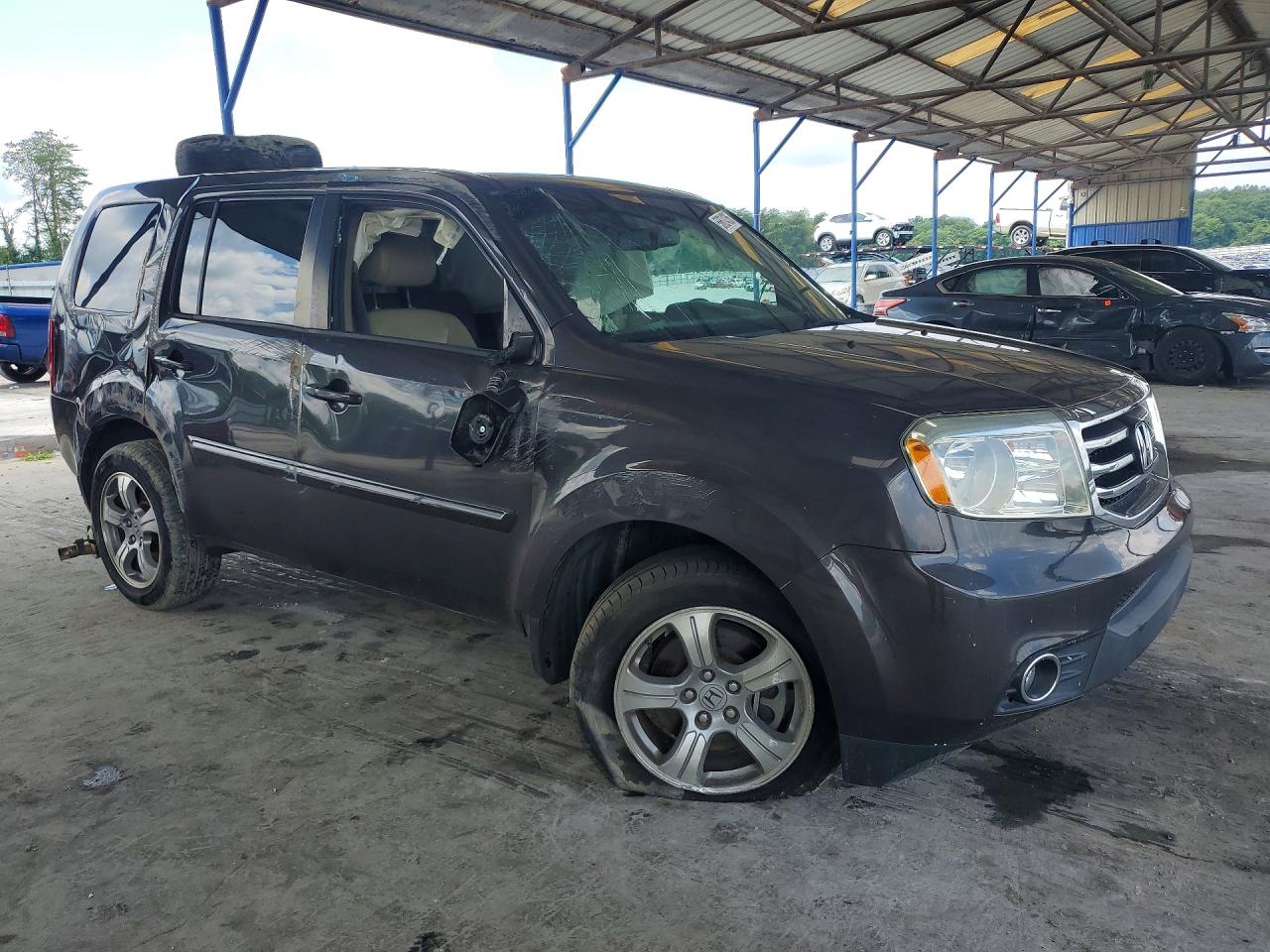 2012 Honda Pilot Exl Charcoal vin: 5FNYF3H52CB042565