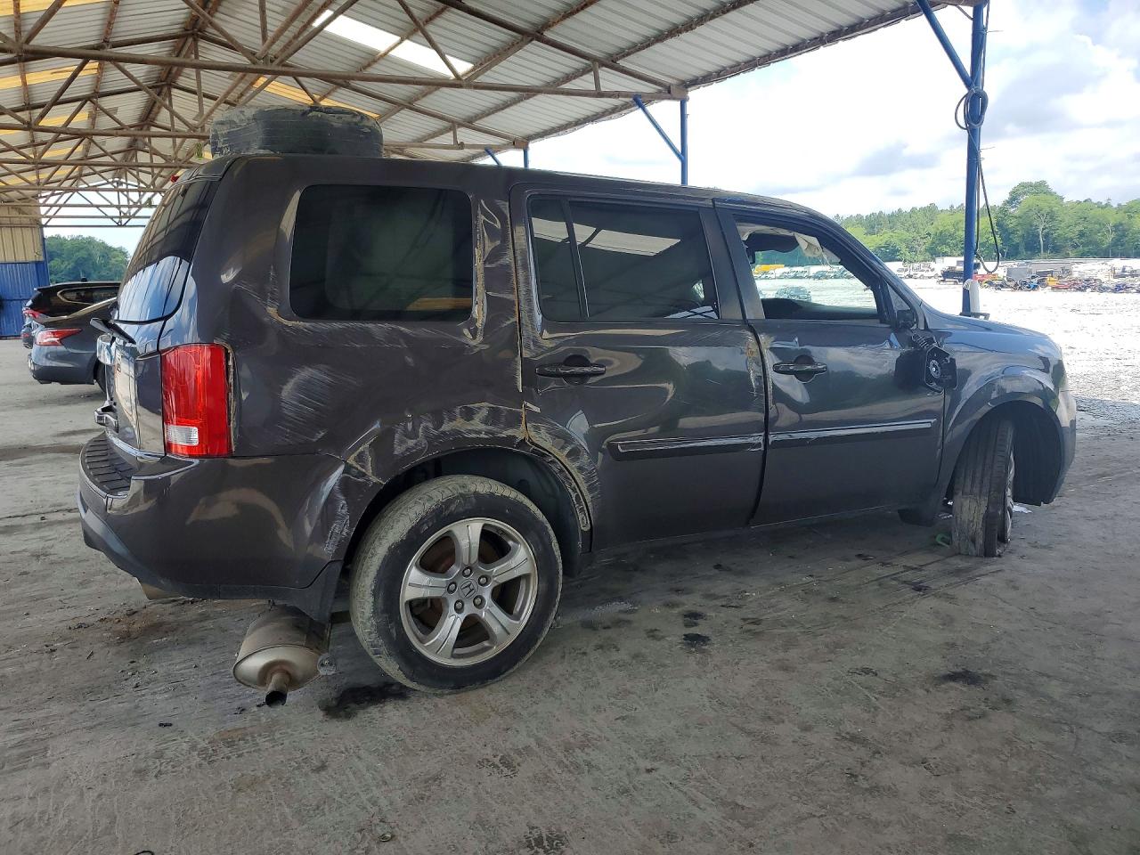 2012 Honda Pilot Exl Charcoal vin: 5FNYF3H52CB042565