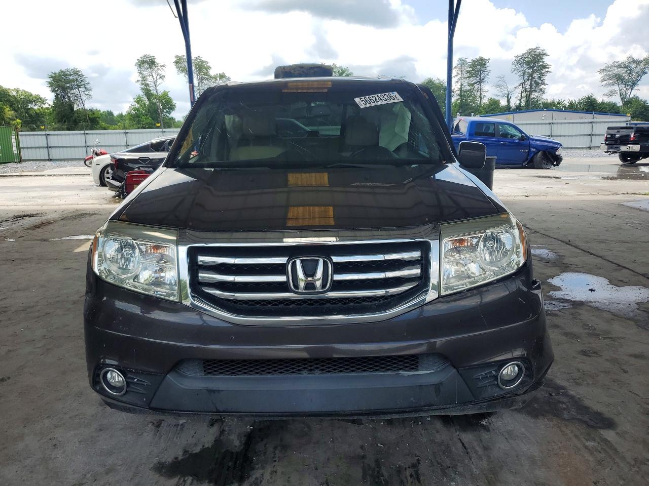 2012 Honda Pilot Exl Charcoal vin: 5FNYF3H52CB042565