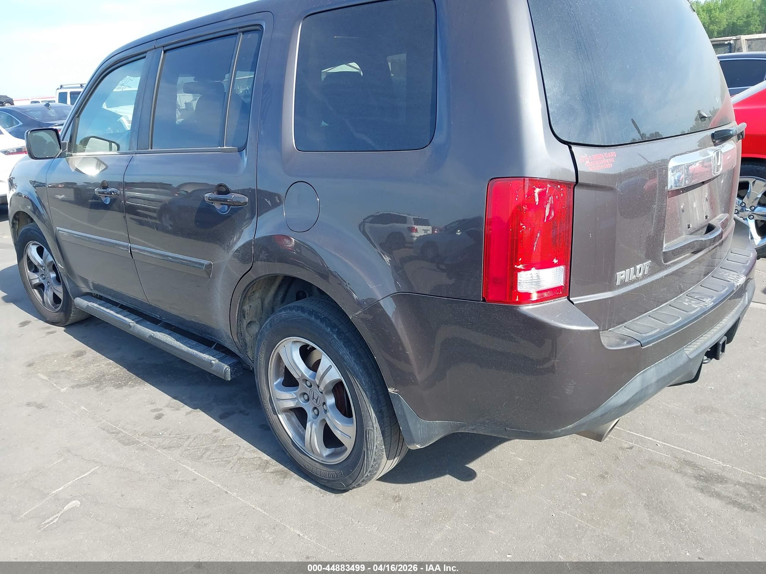 2013 Honda Pilot Ex-l Black vin: 5FNYF3H52DB005324