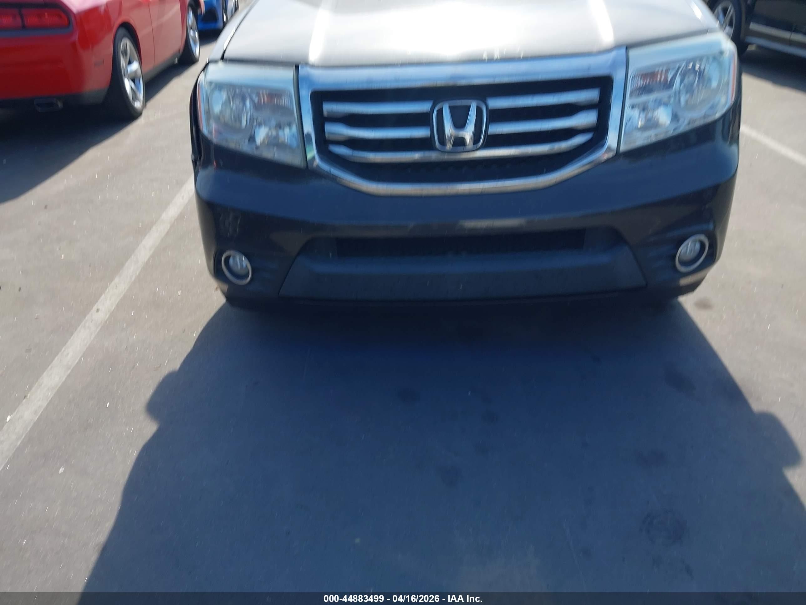 2013 Honda Pilot Ex-l Black vin: 5FNYF3H52DB005324