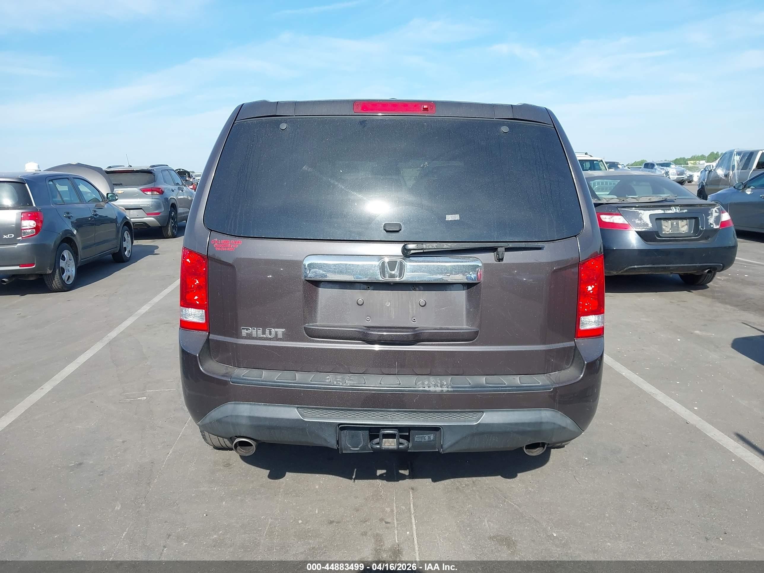 2013 Honda Pilot Ex-l Black vin: 5FNYF3H52DB005324