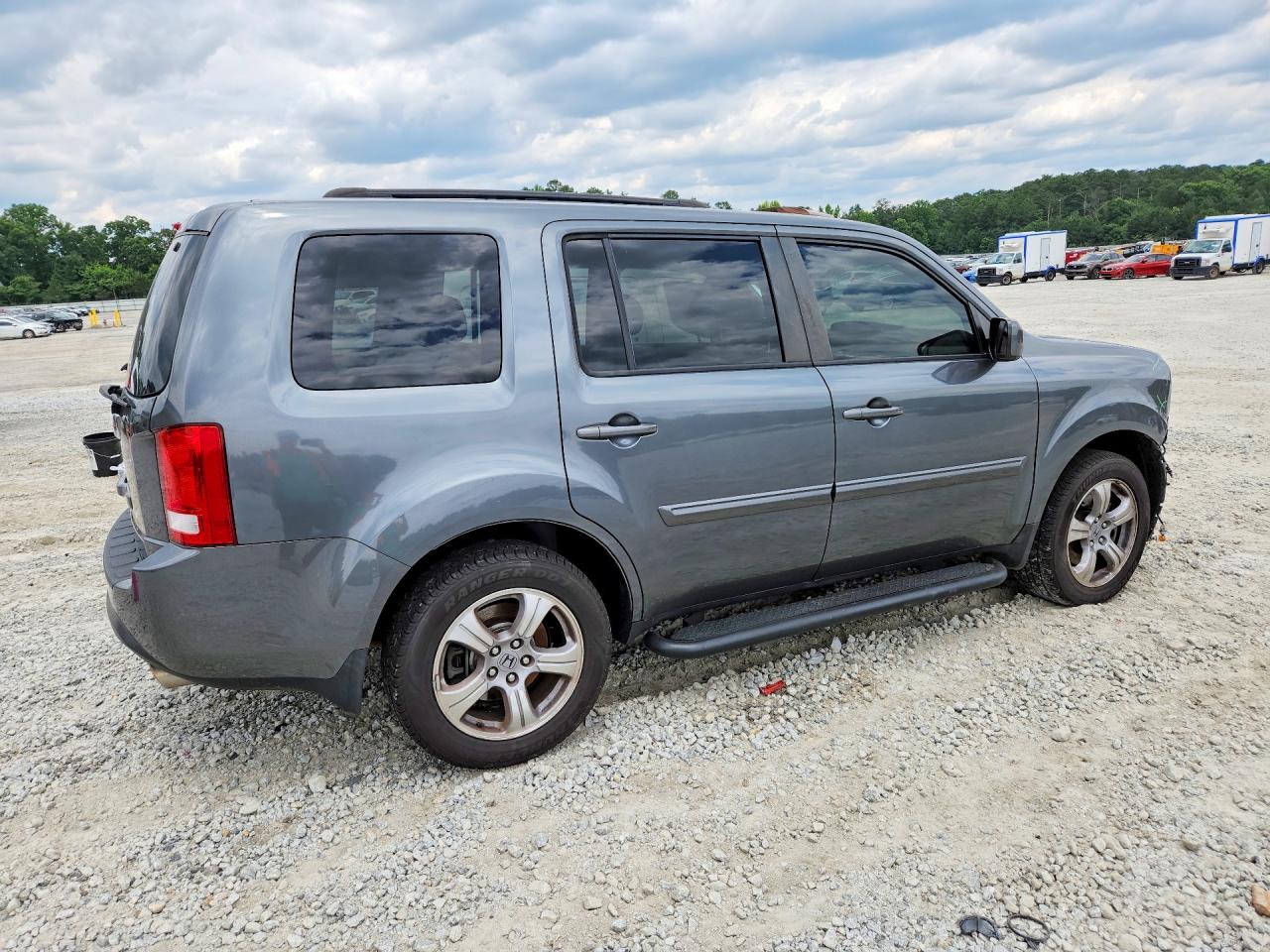 2013 Honda Pilot Exl Gray vin: 5FNYF3H52DB007056