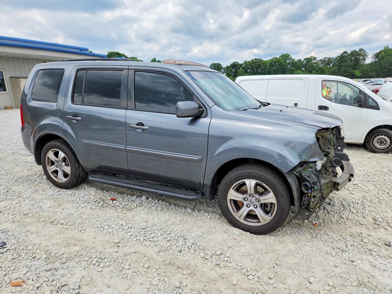 2013 Honda Pilot Exl Gray vin: 5FNYF3H52DB007056