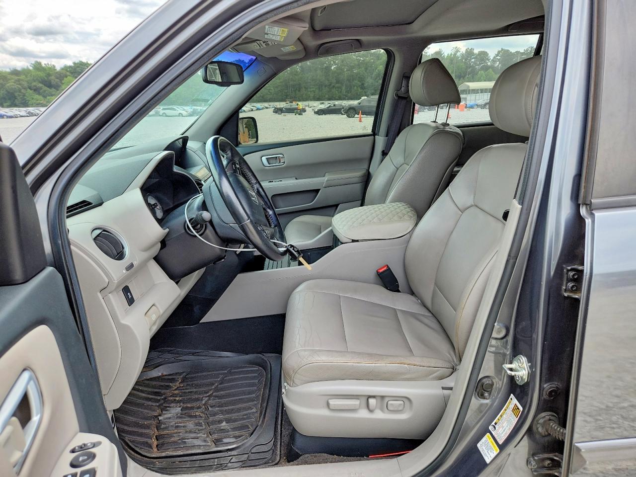 2013 Honda Pilot Exl Gray vin: 5FNYF3H52DB007056