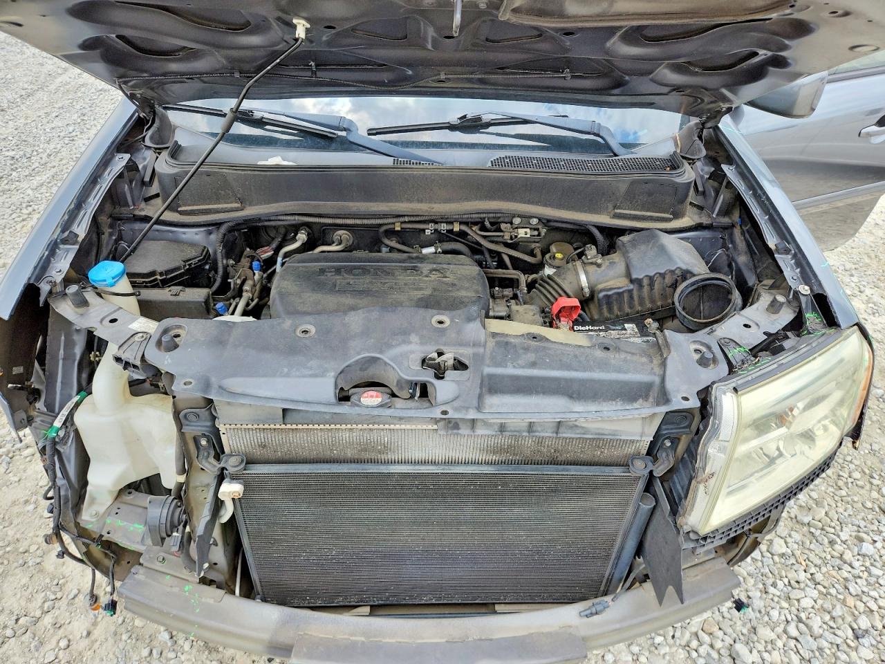 2013 Honda Pilot Exl Gray vin: 5FNYF3H52DB007056