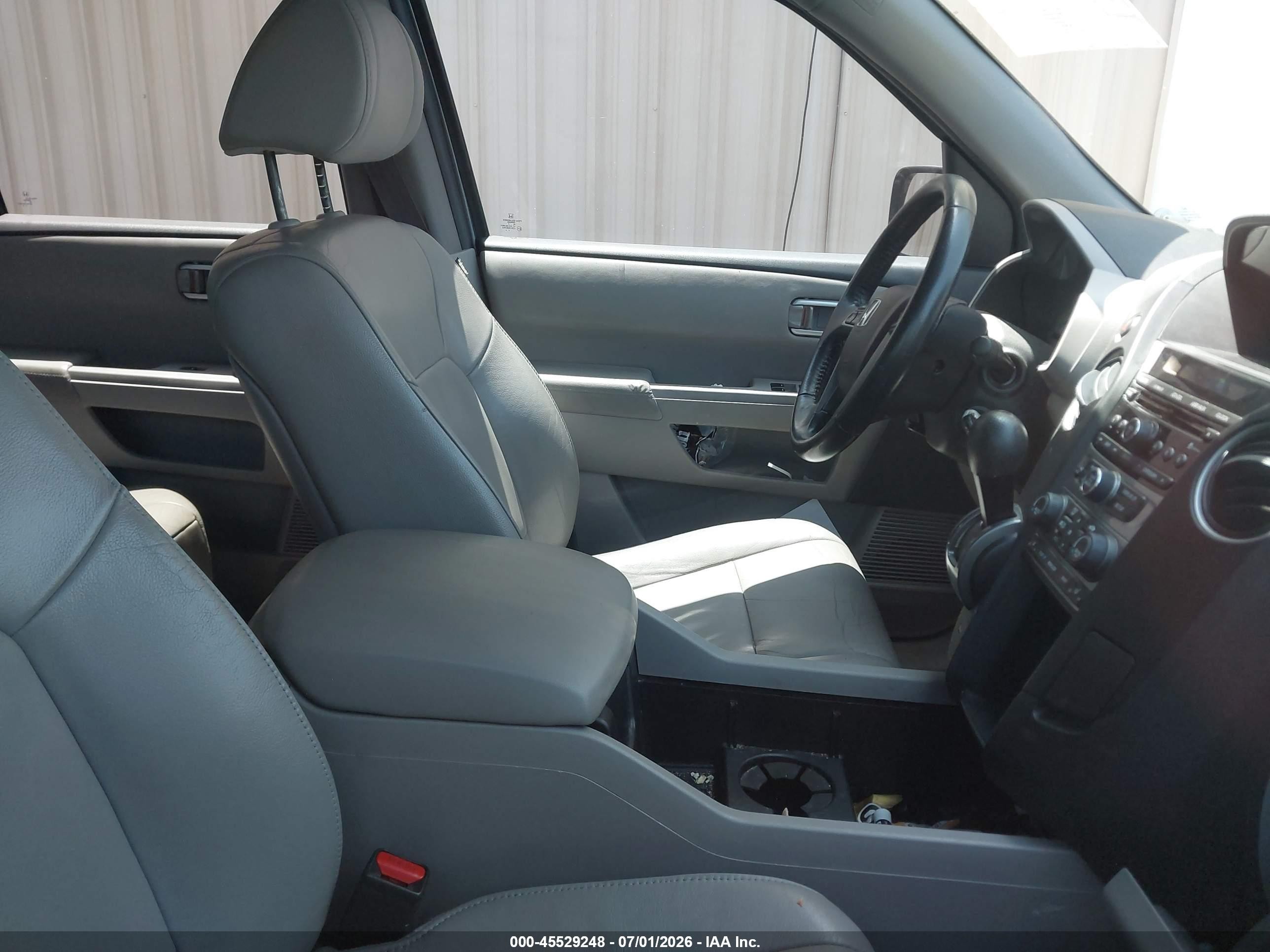 2013 Honda Pilot Ex-l Gray vin: 5FNYF3H52DB017067