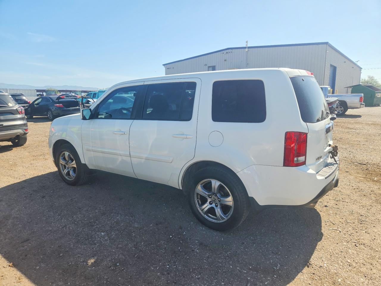 2013 Honda Pilot Exl White vin: 5FNYF3H52DB024133