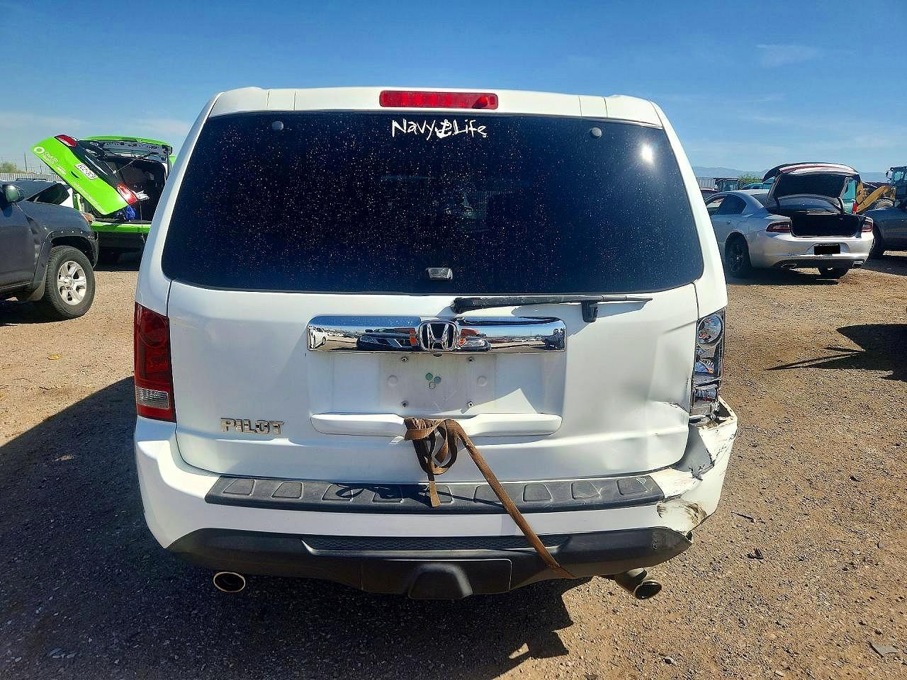 2013 Honda Pilot Exl White vin: 5FNYF3H52DB024133