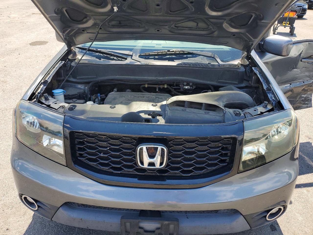 2013 Honda Pilot Ex-l( With Navi) Gray vin: 5FNYF3H52DB033916