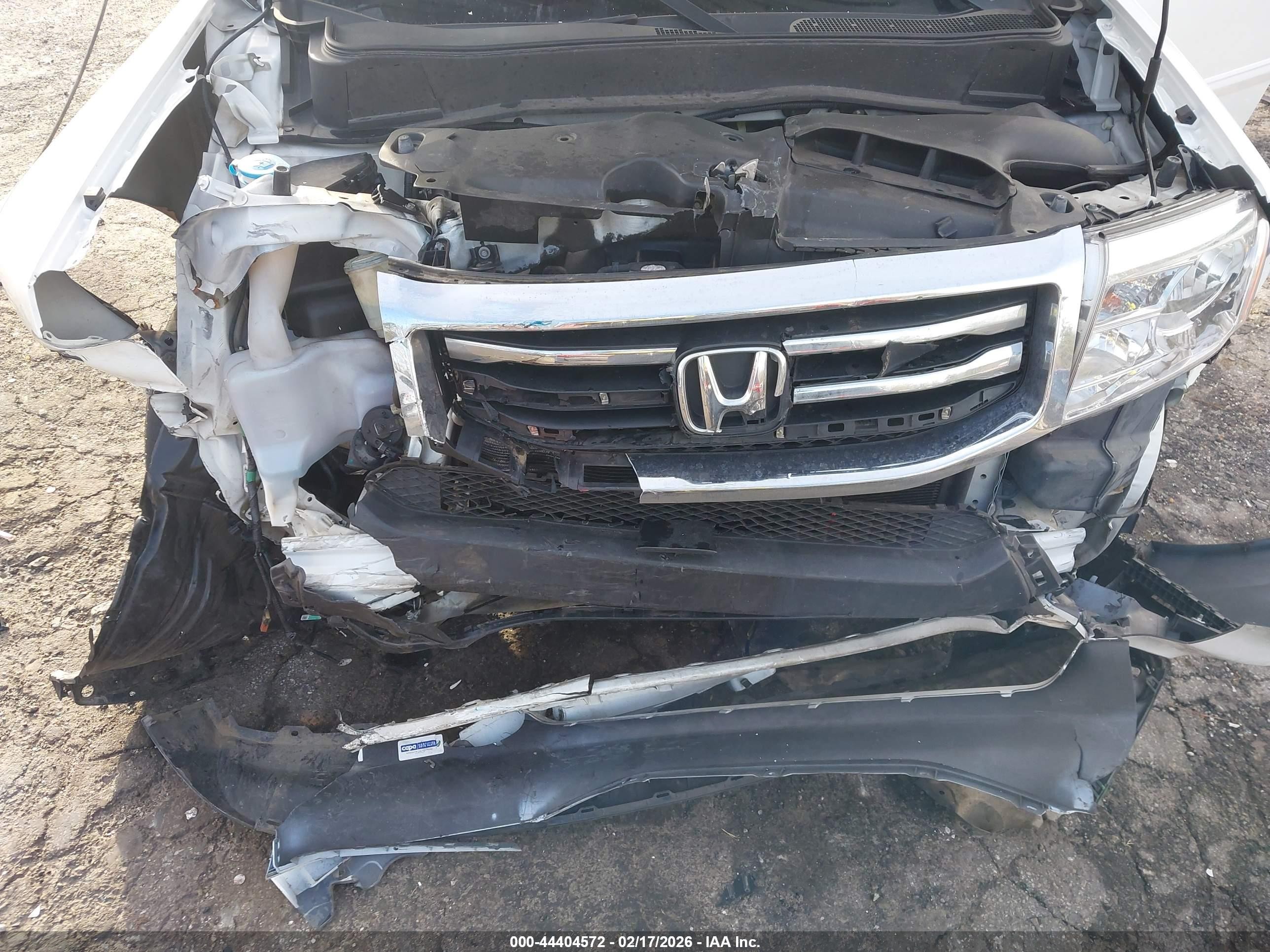 2014 Honda Pilot Ex-l Белый vin: 5FNYF3H52EB009861