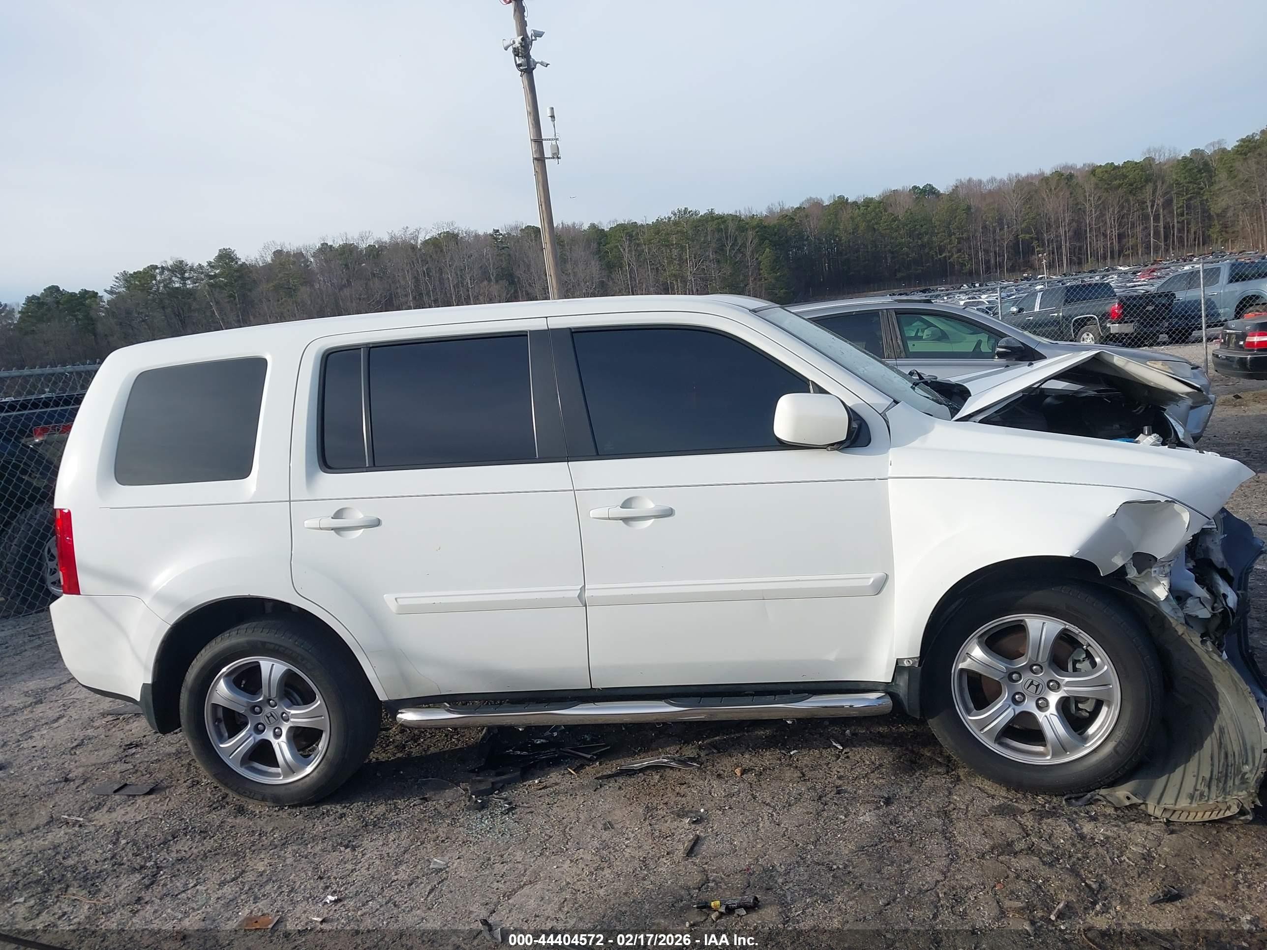 2014 Honda Pilot Ex-l Белый vin: 5FNYF3H52EB009861