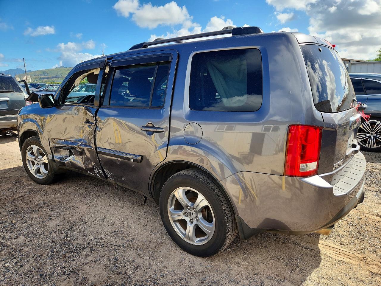 2015 Honda Pilot Exl Charcoal vin: 5FNYF3H52FB004077