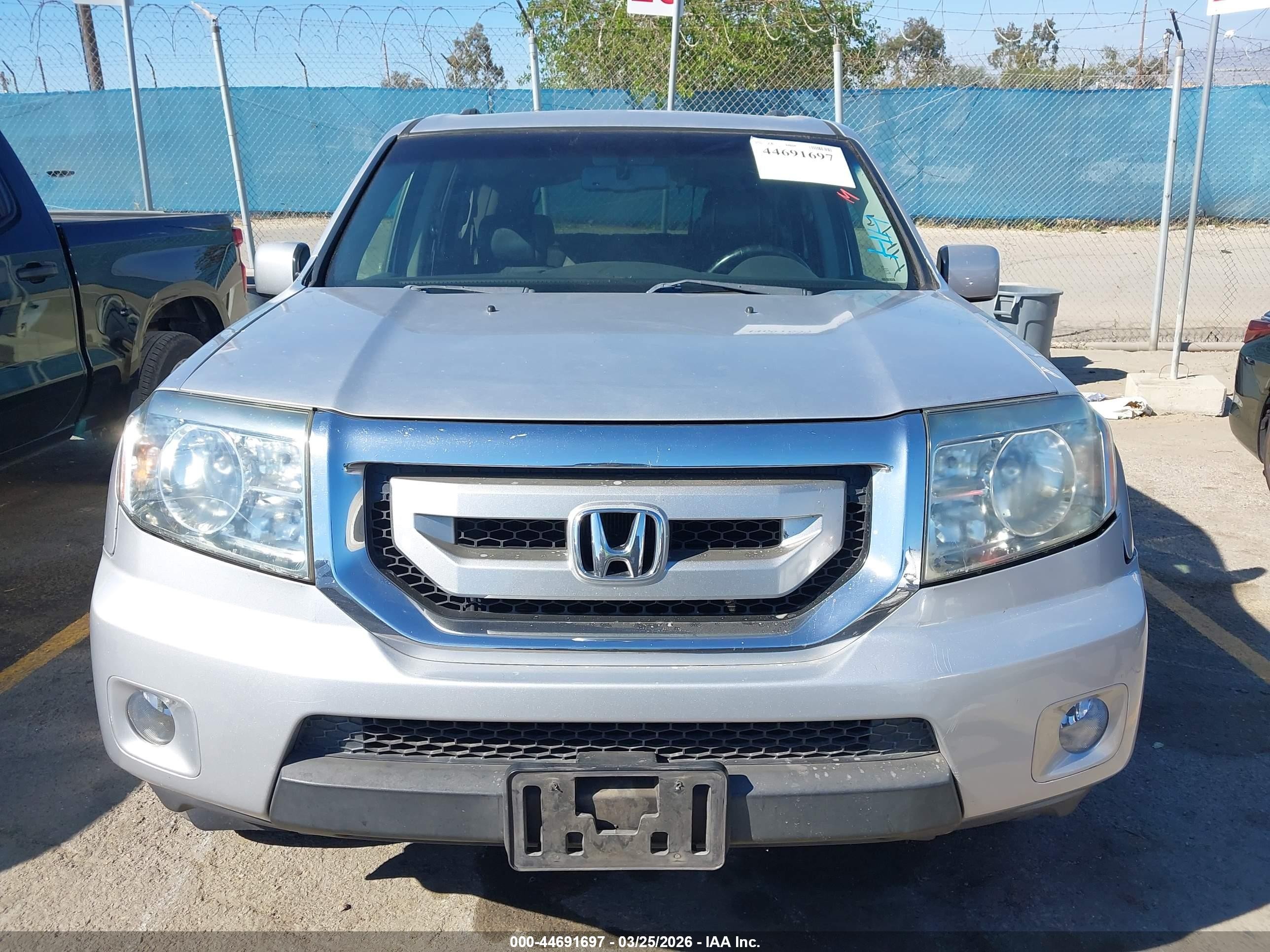 2010 Honda Pilot Ex-l Silver vin: 5FNYF3H53AB004789