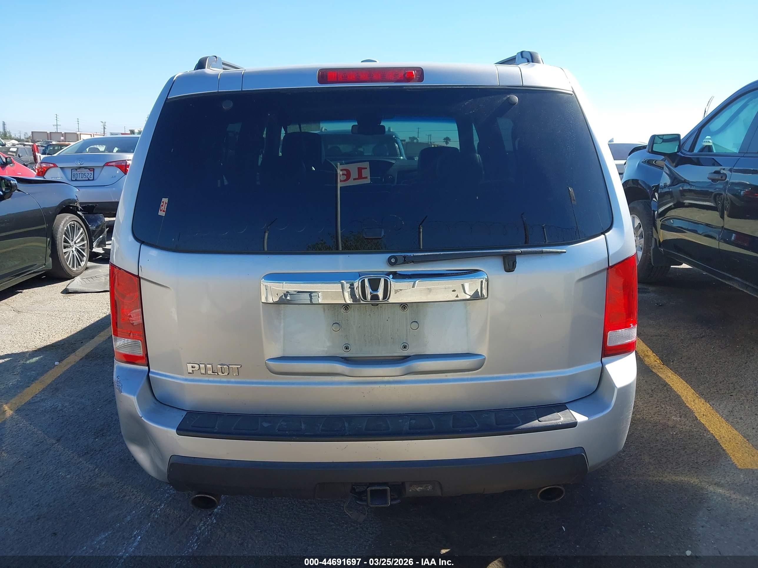 2010 Honda Pilot Ex-l Silver vin: 5FNYF3H53AB004789