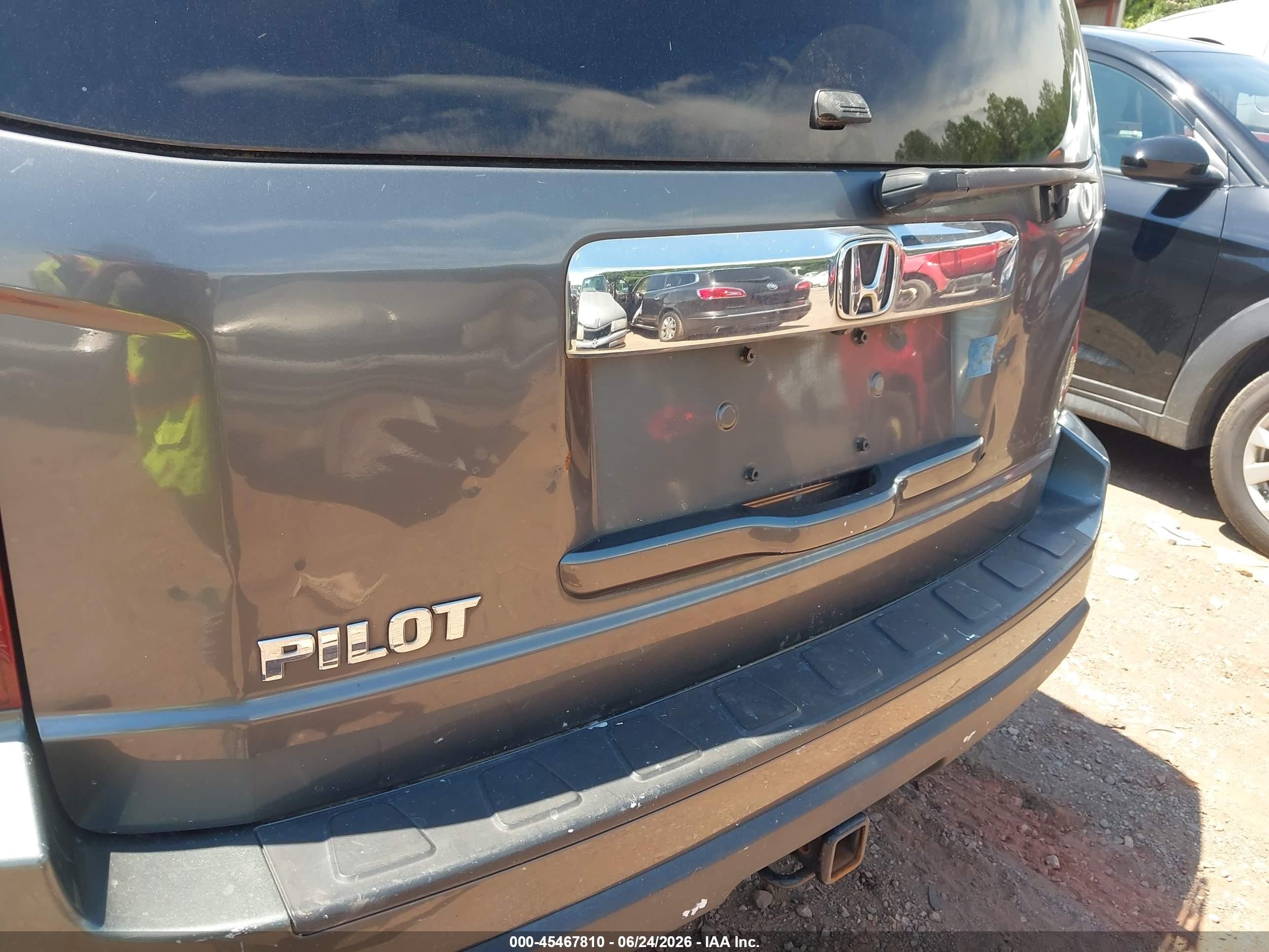 2011 Honda Pilot Ex-l Серый vin: 5FNYF3H53BB001845