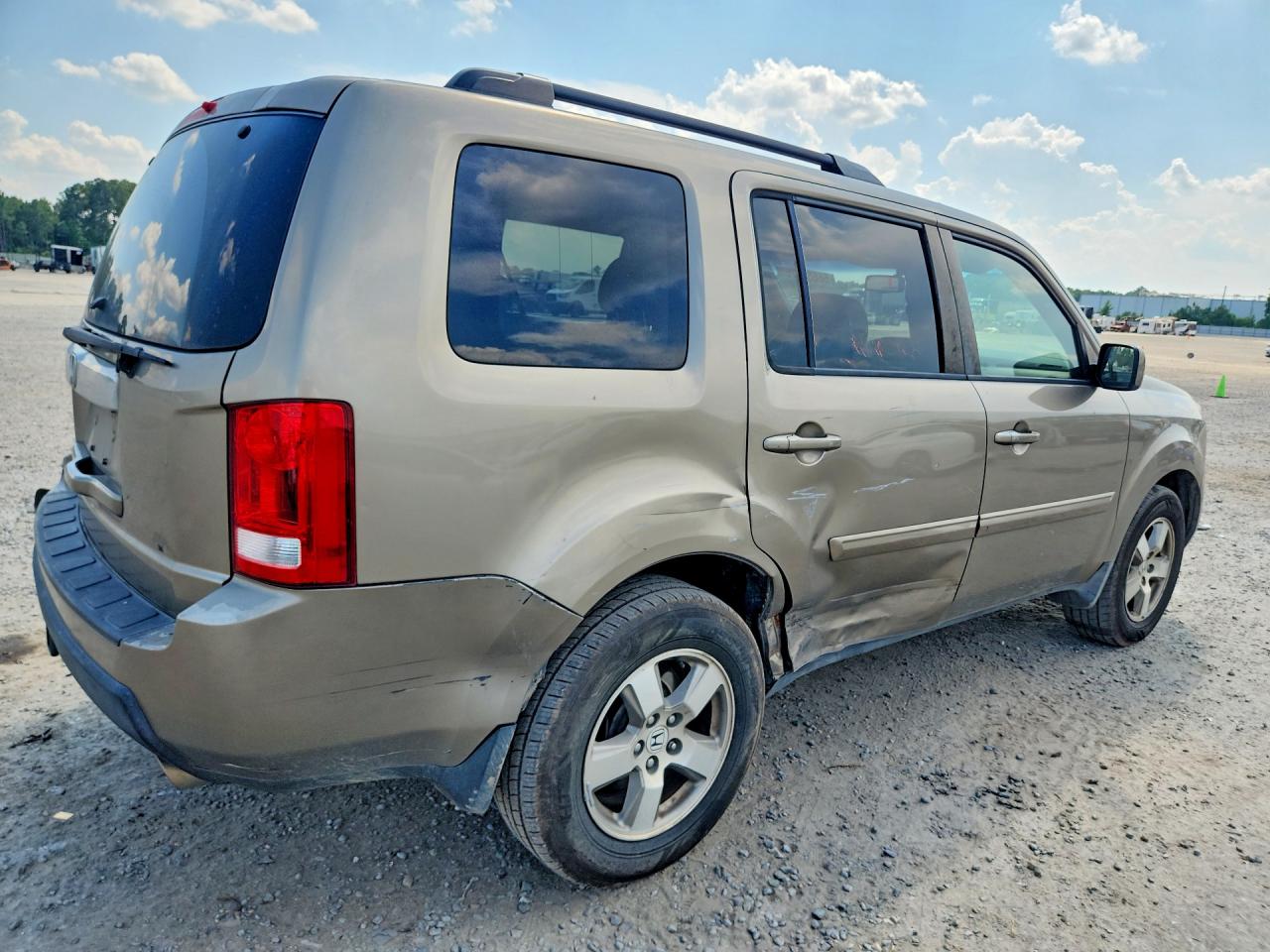 2011 Honda Pilot Exl Коричневый vin: 5FNYF3H53BB032092
