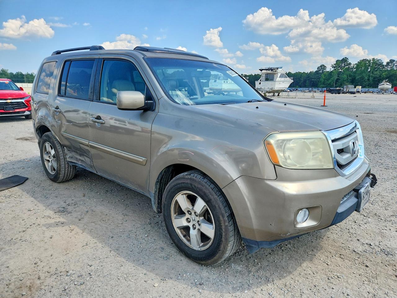 2011 Honda Pilot Exl Коричневый vin: 5FNYF3H53BB032092