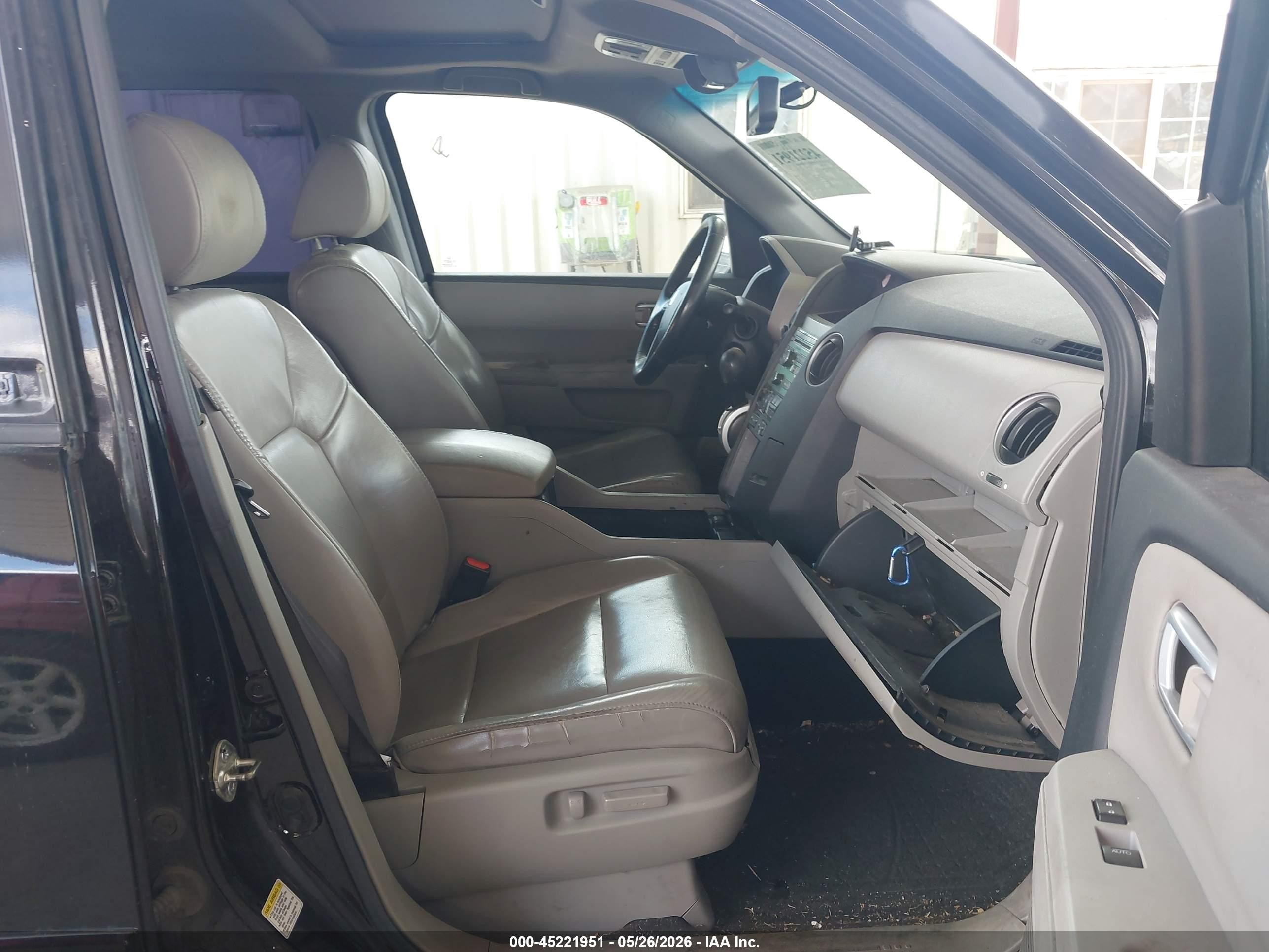 2011 Honda Pilot Ex-l Black vin: 5FNYF3H53BB037700