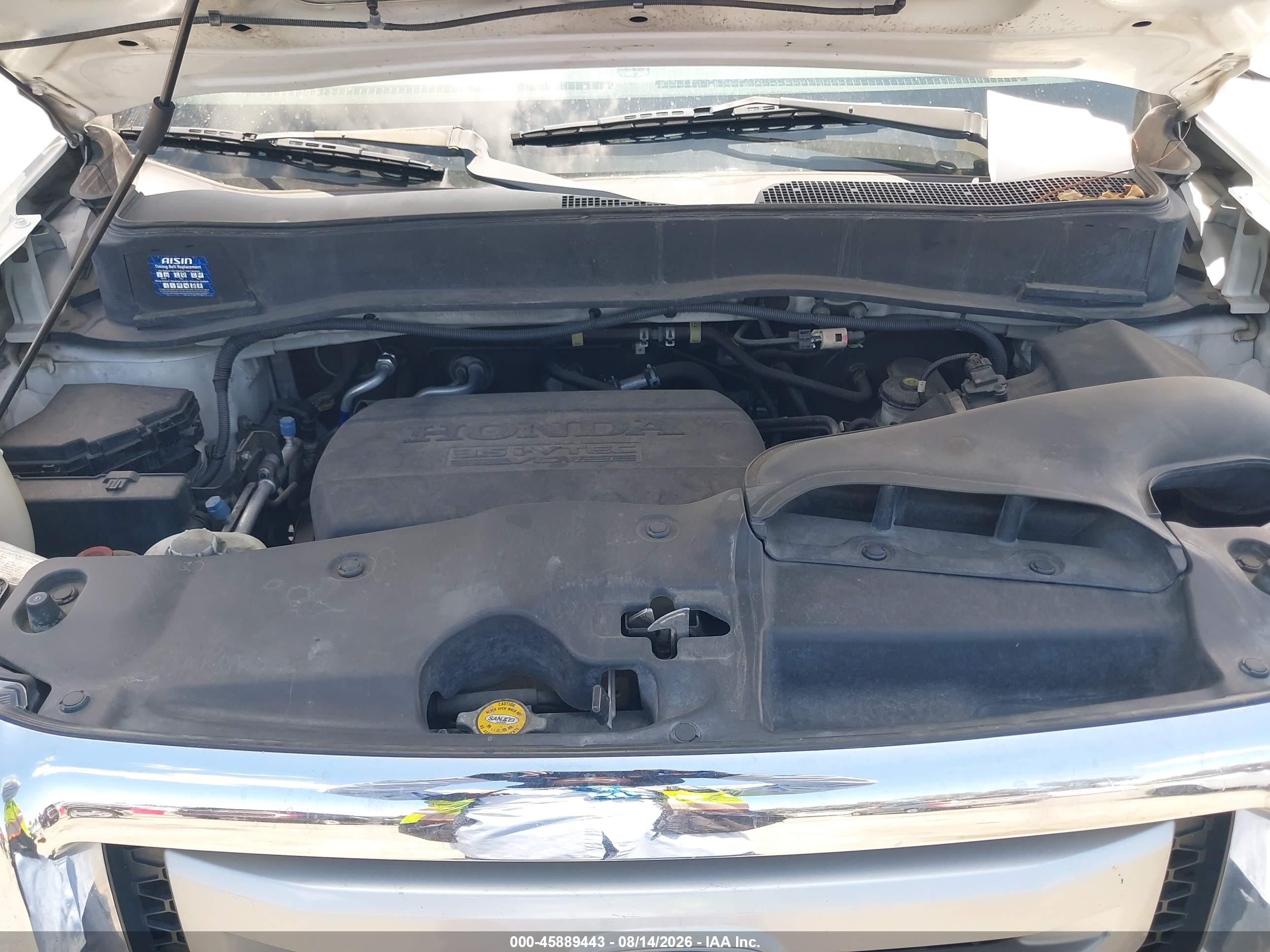 2011 Honda Pilot Ex-l Белый vin: 5FNYF3H53BB040936
