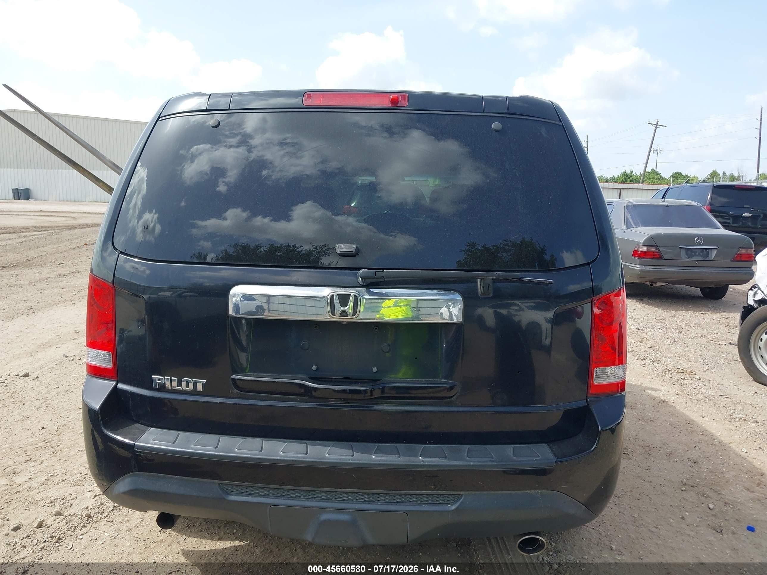 2012 Honda Pilot Ex-l Black vin: 5FNYF3H53CB025323