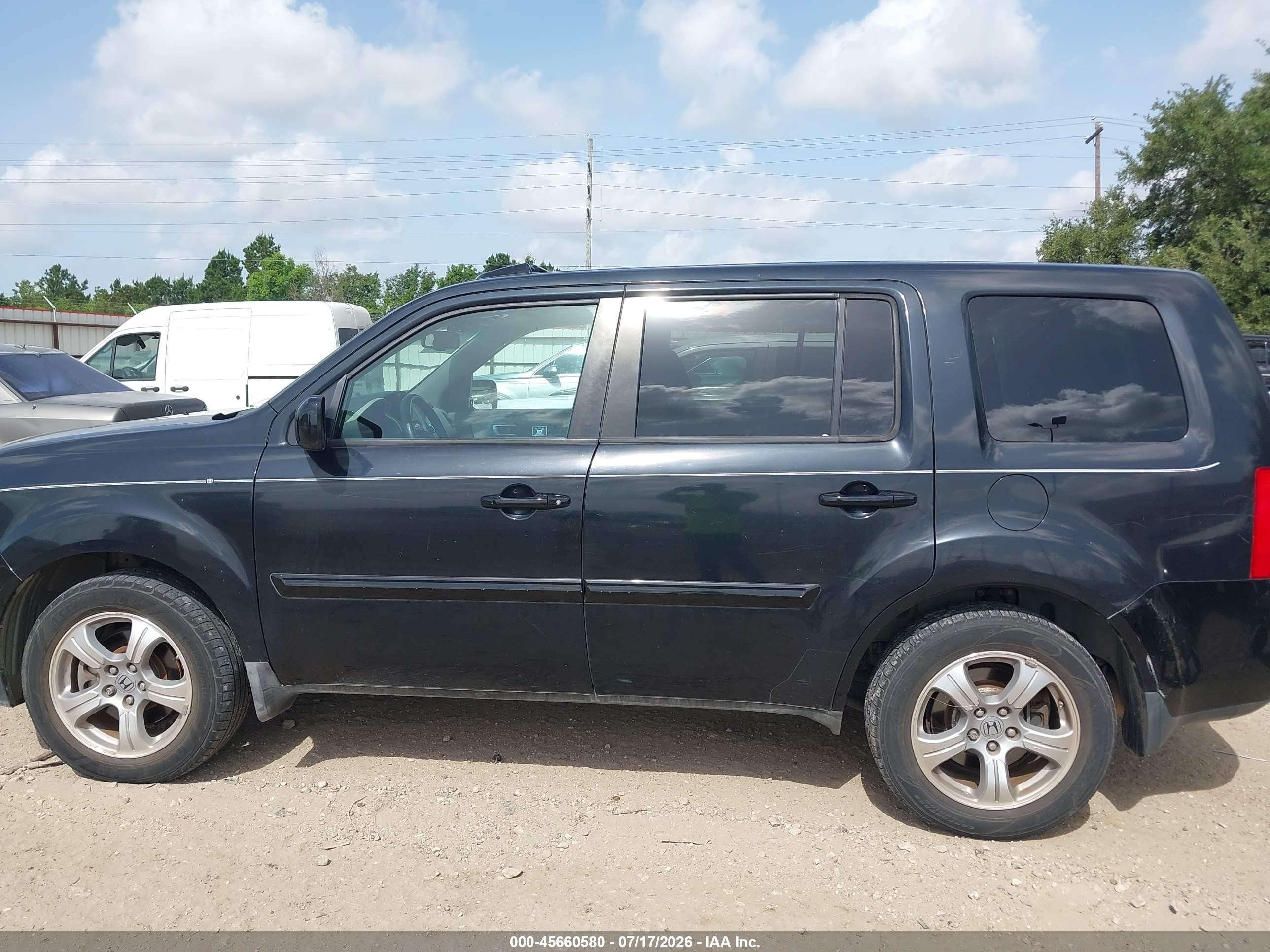 2012 Honda Pilot Ex-l Black vin: 5FNYF3H53CB025323