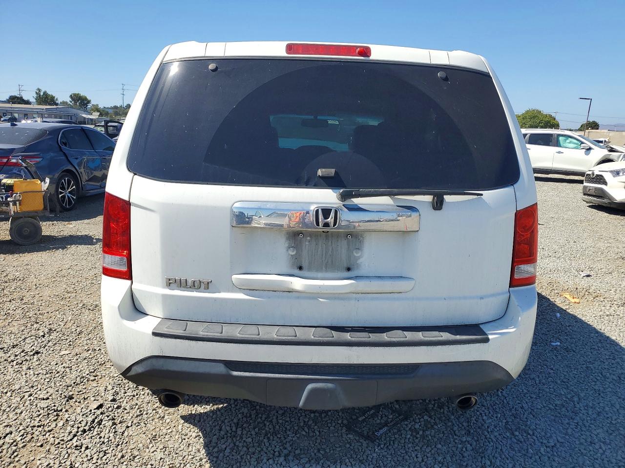 2012 Honda Pilot Exl White vin: 5FNYF3H53CB032451