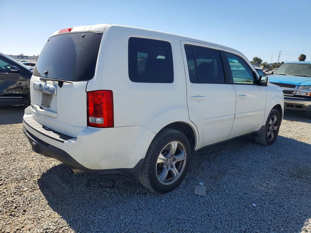 2012 Honda Pilot Exl White vin: 5FNYF3H53CB032451