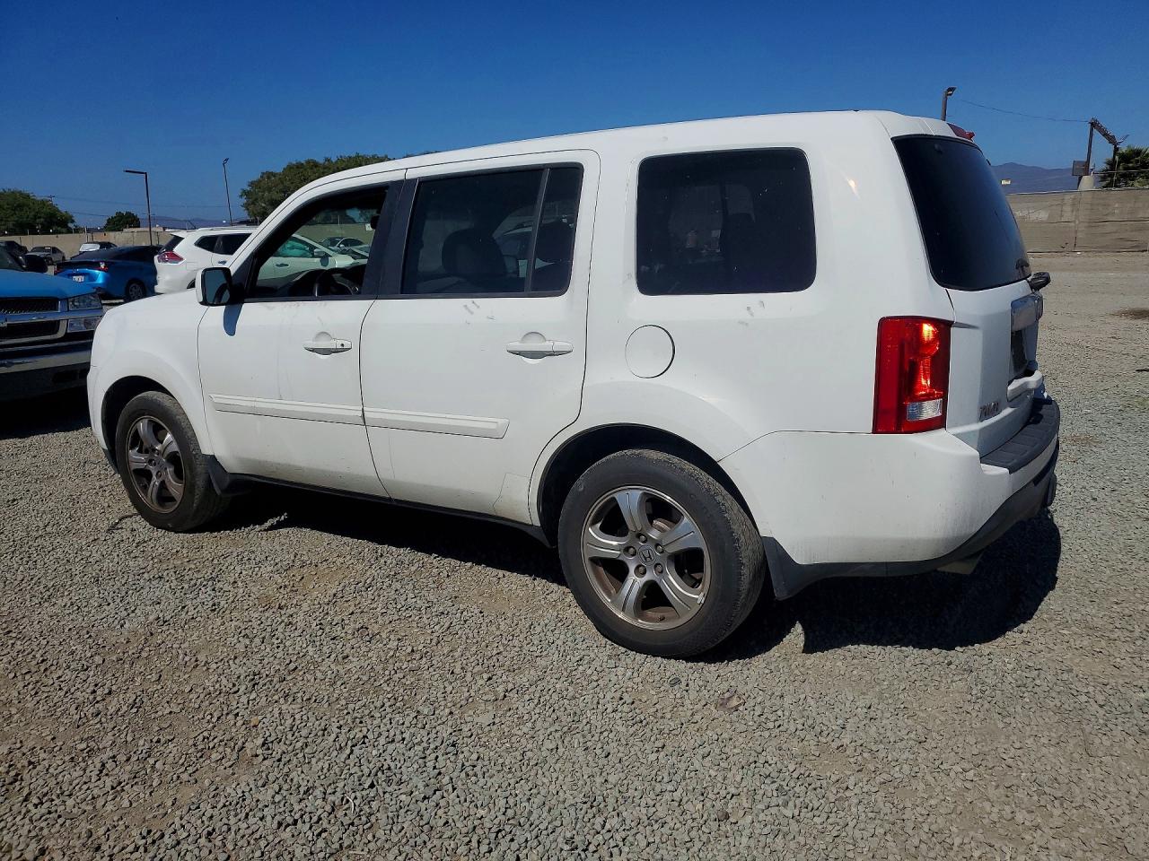 2012 Honda Pilot Exl White vin: 5FNYF3H53CB032451