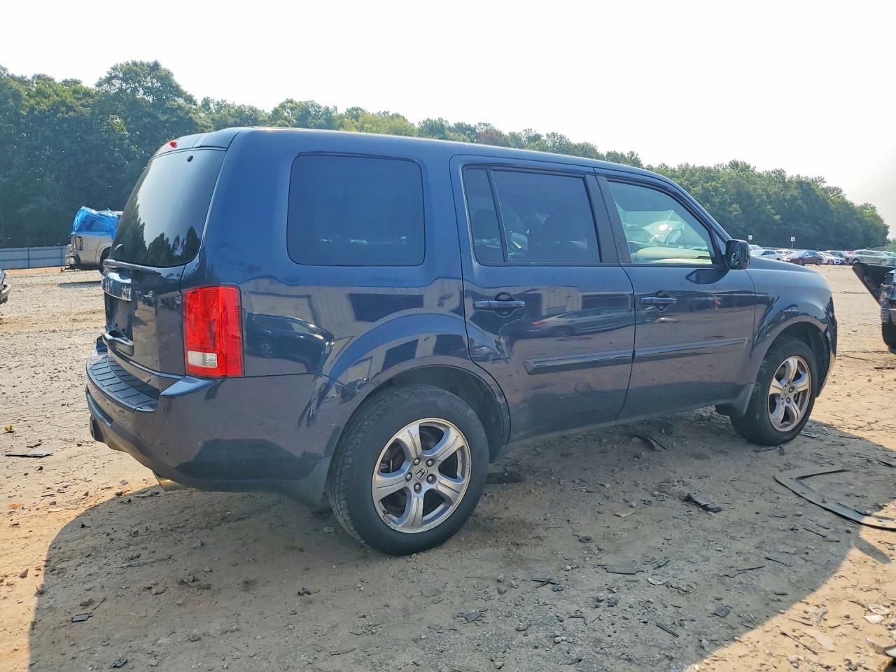 2012 Honda Pilot Exl Blue vin: 5FNYF3H53CB038007