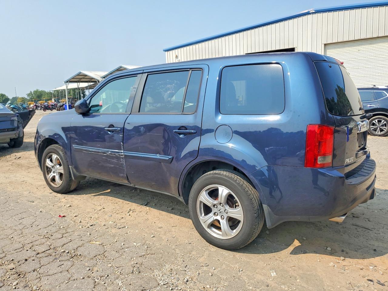 2012 Honda Pilot Exl Blue vin: 5FNYF3H53CB038007