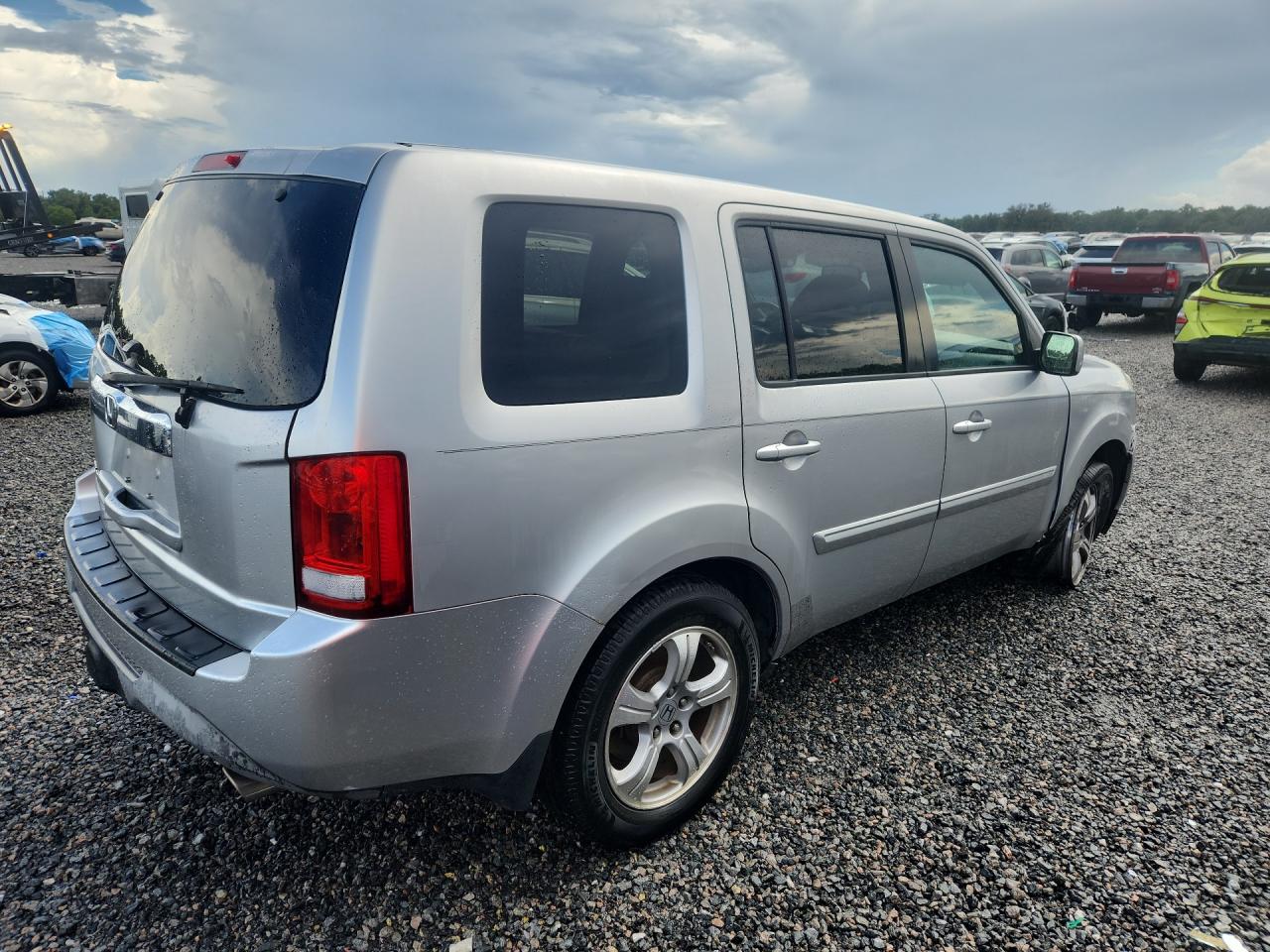 2013 Honda Pilot Exl Silver vin: 5FNYF3H53DB013710