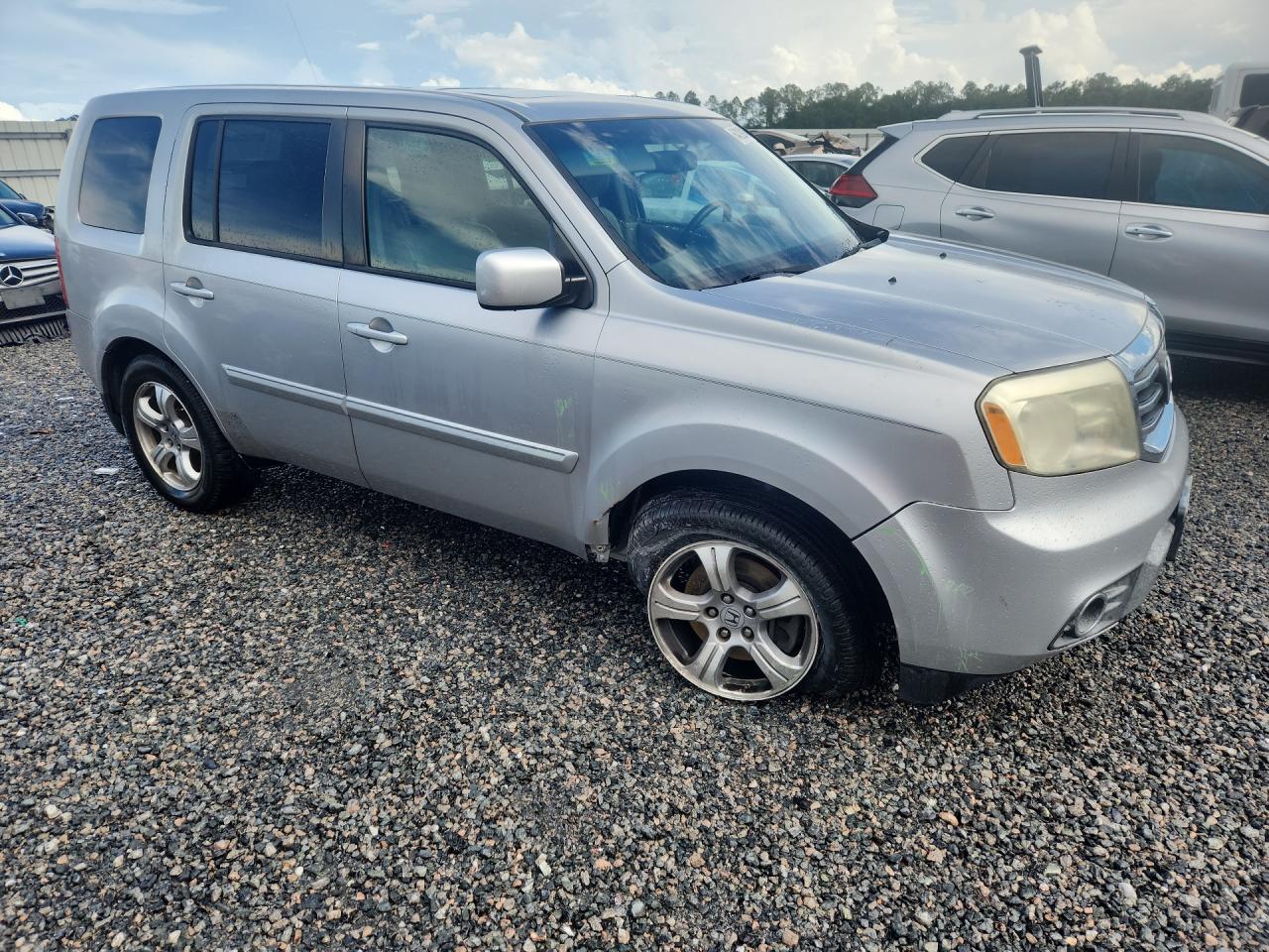 2013 Honda Pilot Exl Silver vin: 5FNYF3H53DB013710
