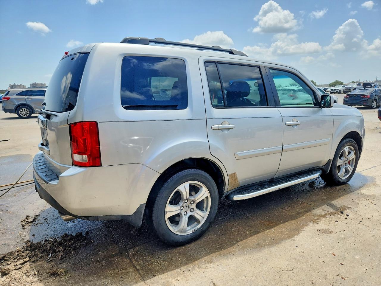 2013 Honda Pilot Exl Silver vin: 5FNYF3H53DB025615