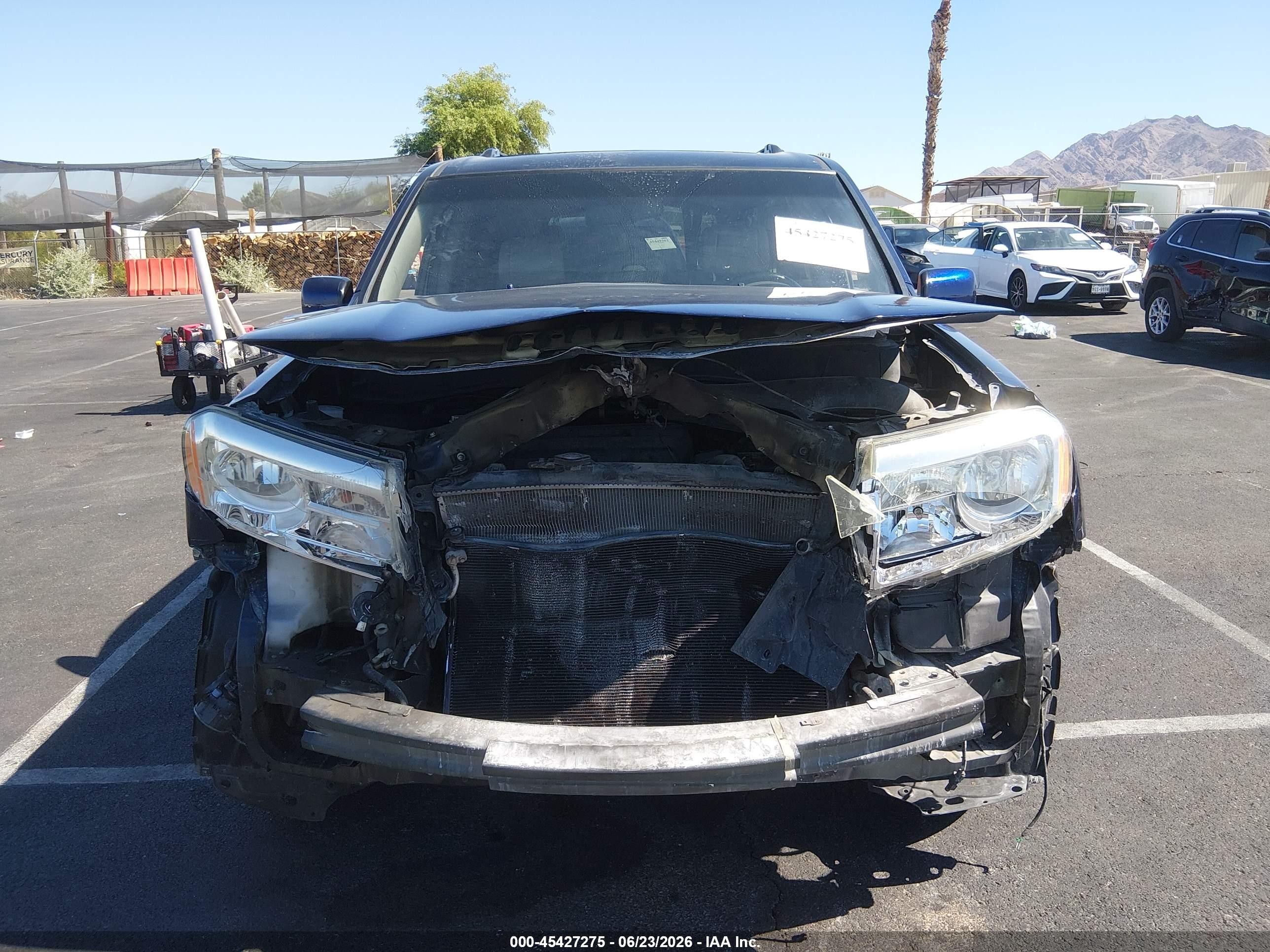 2013 Honda Pilot Ex-l Blue vin: 5FNYF3H53DB029485