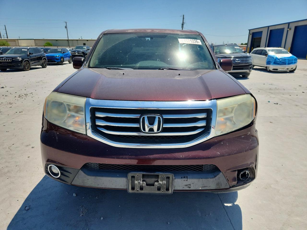 2013 Honda Pilot Exl Maroon vin: 5FNYF3H53DB032869