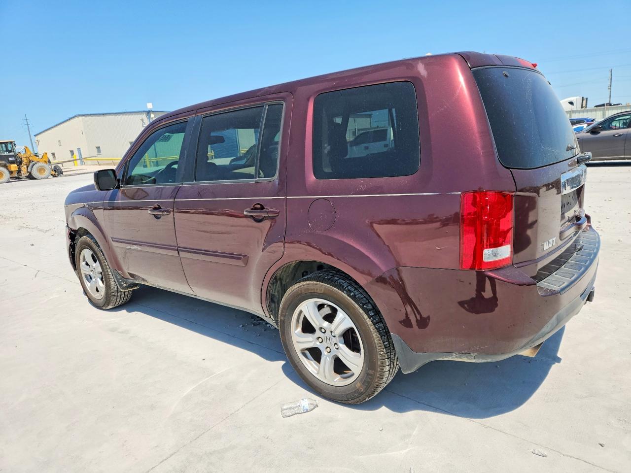 2013 Honda Pilot Exl Maroon vin: 5FNYF3H53DB032869