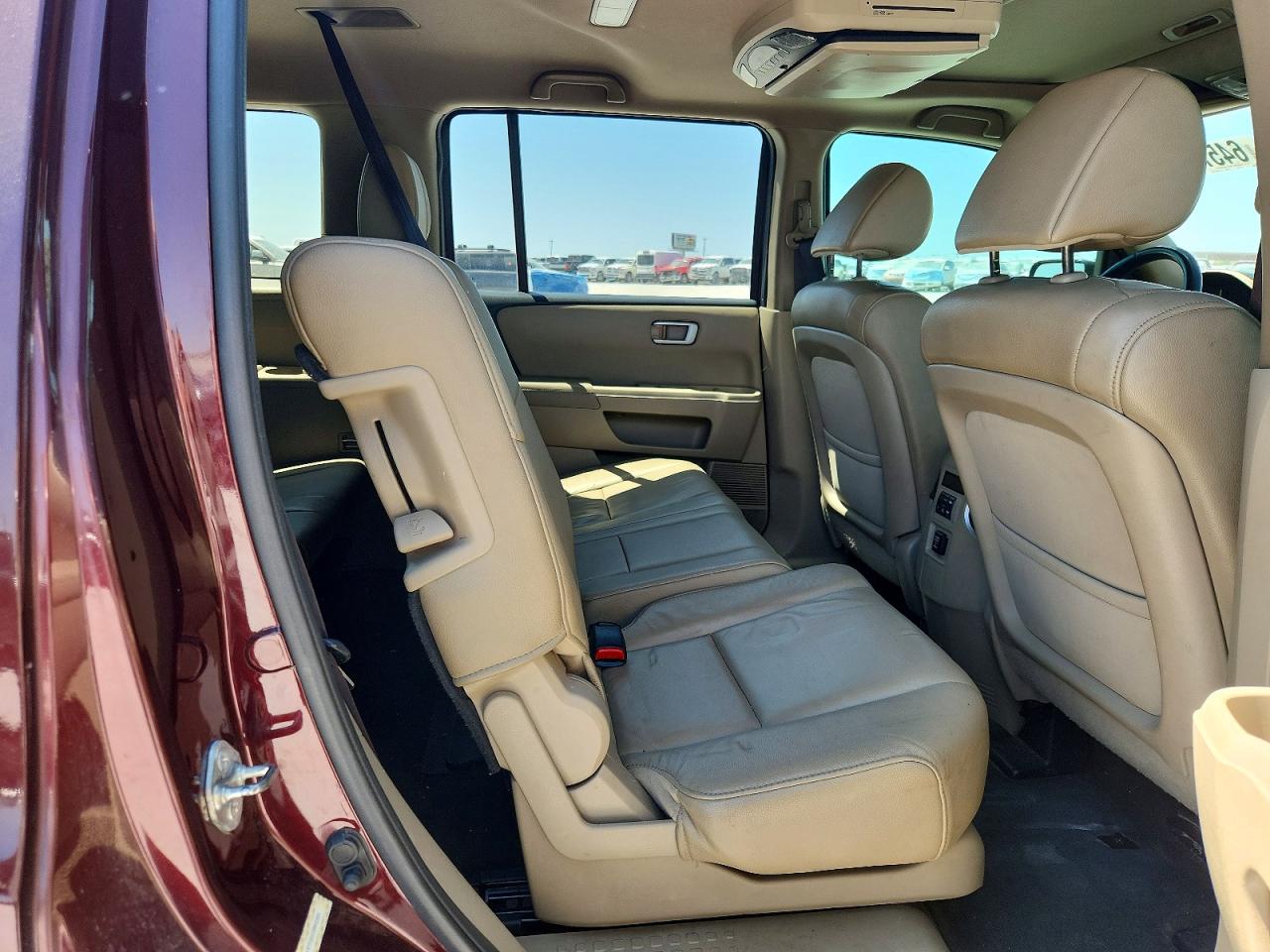 2013 Honda Pilot Exl Maroon vin: 5FNYF3H53DB032869