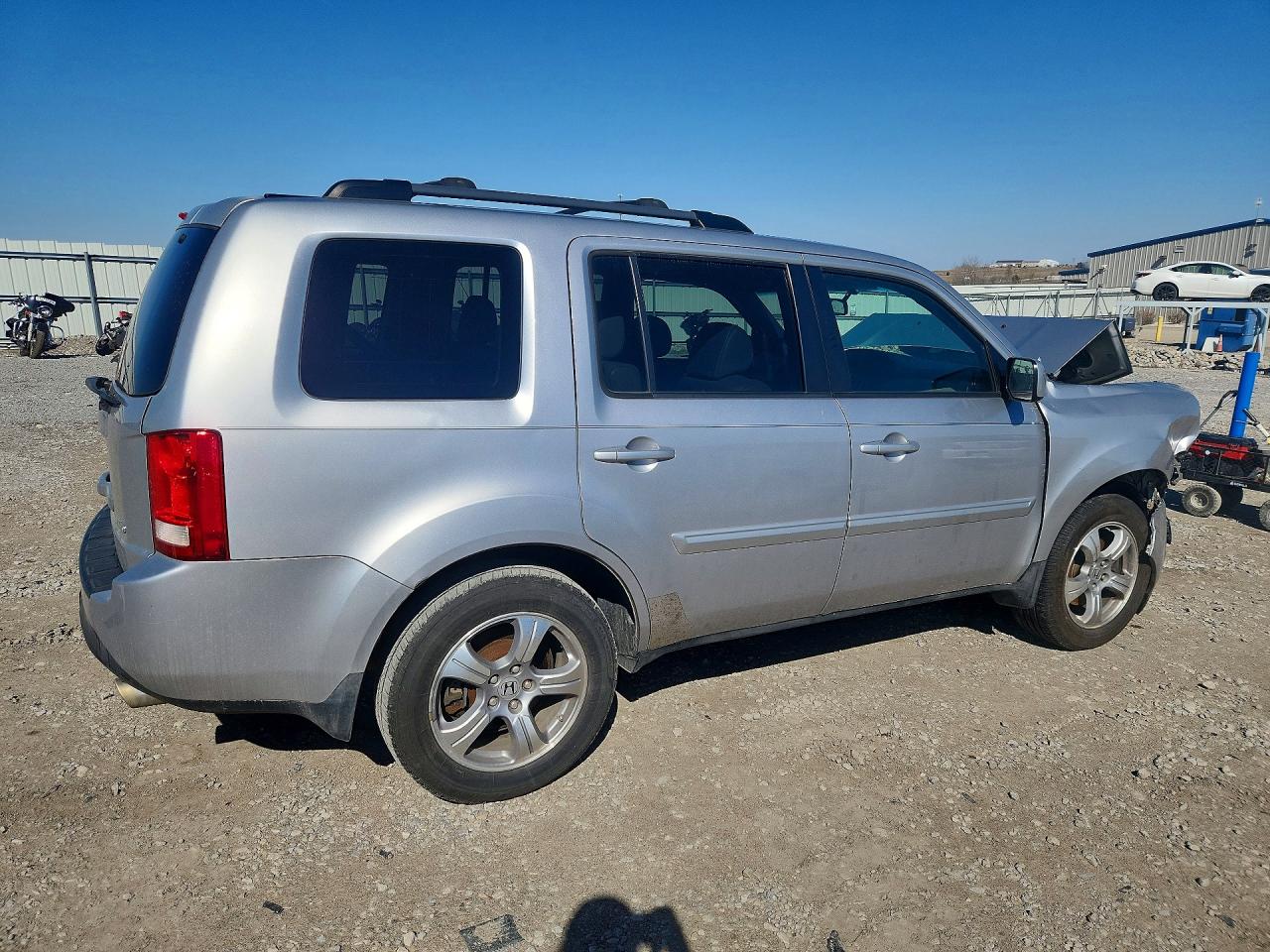 2014 Honda Pilot Exl Silver vin: 5FNYF3H53EB004717