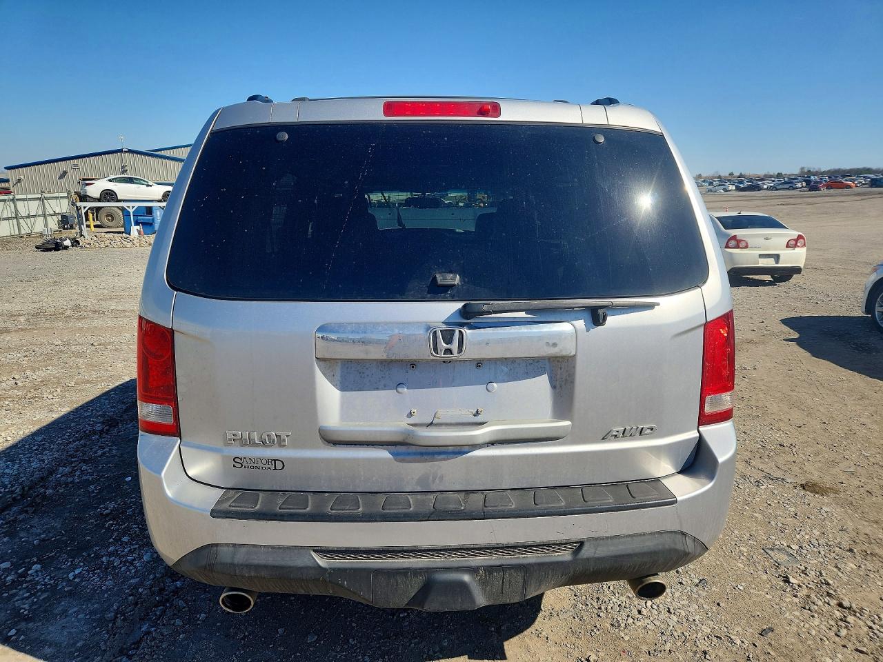 2014 Honda Pilot Exl Silver vin: 5FNYF3H53EB004717