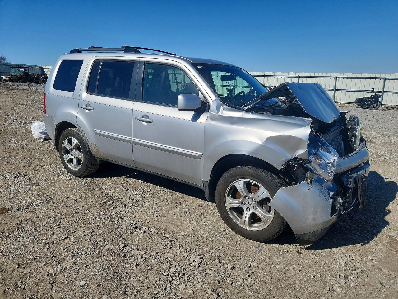 2014 Honda Pilot Exl Silver vin: 5FNYF3H53EB004717
