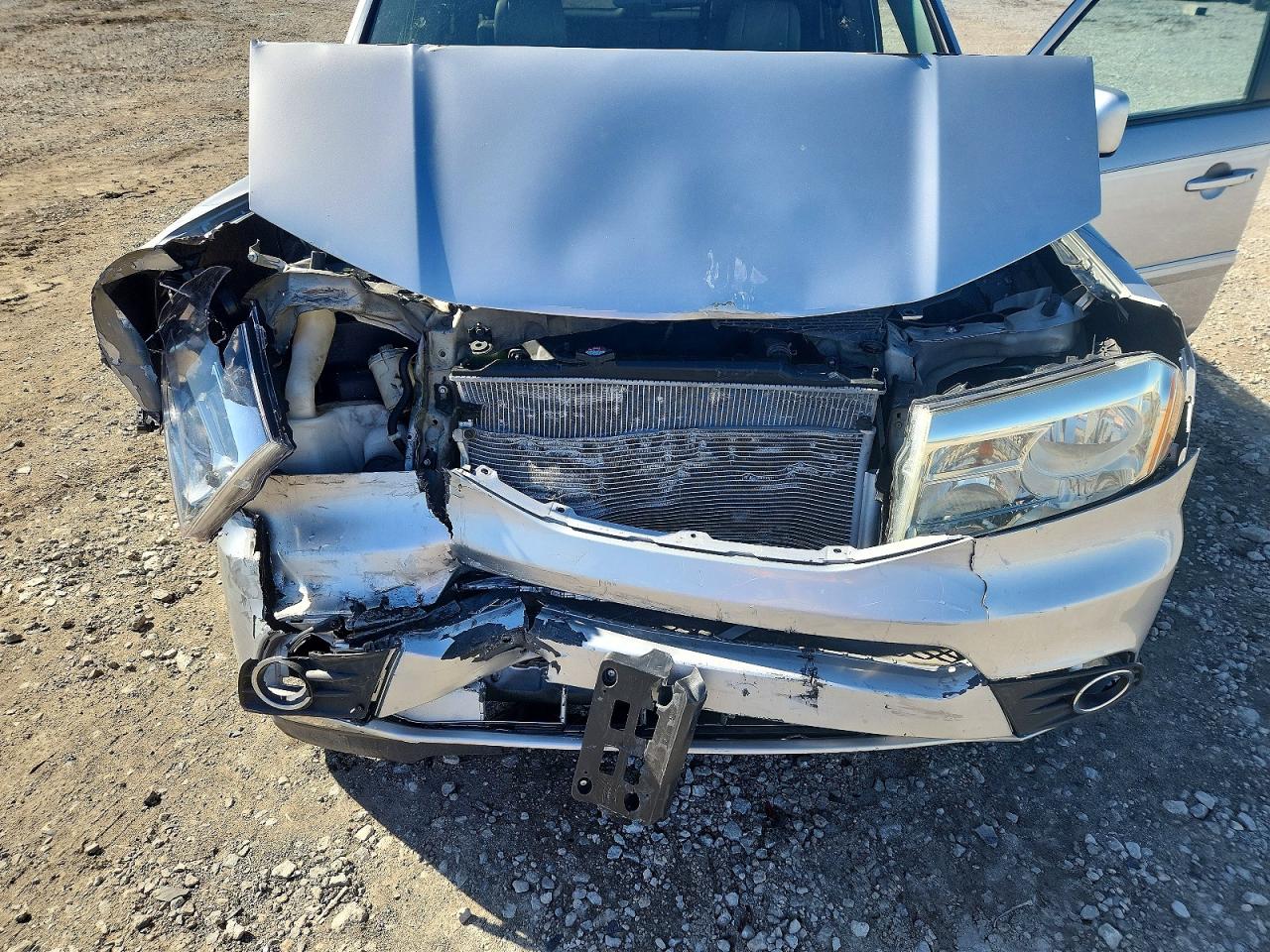 2014 Honda Pilot Exl Silver vin: 5FNYF3H53EB004717