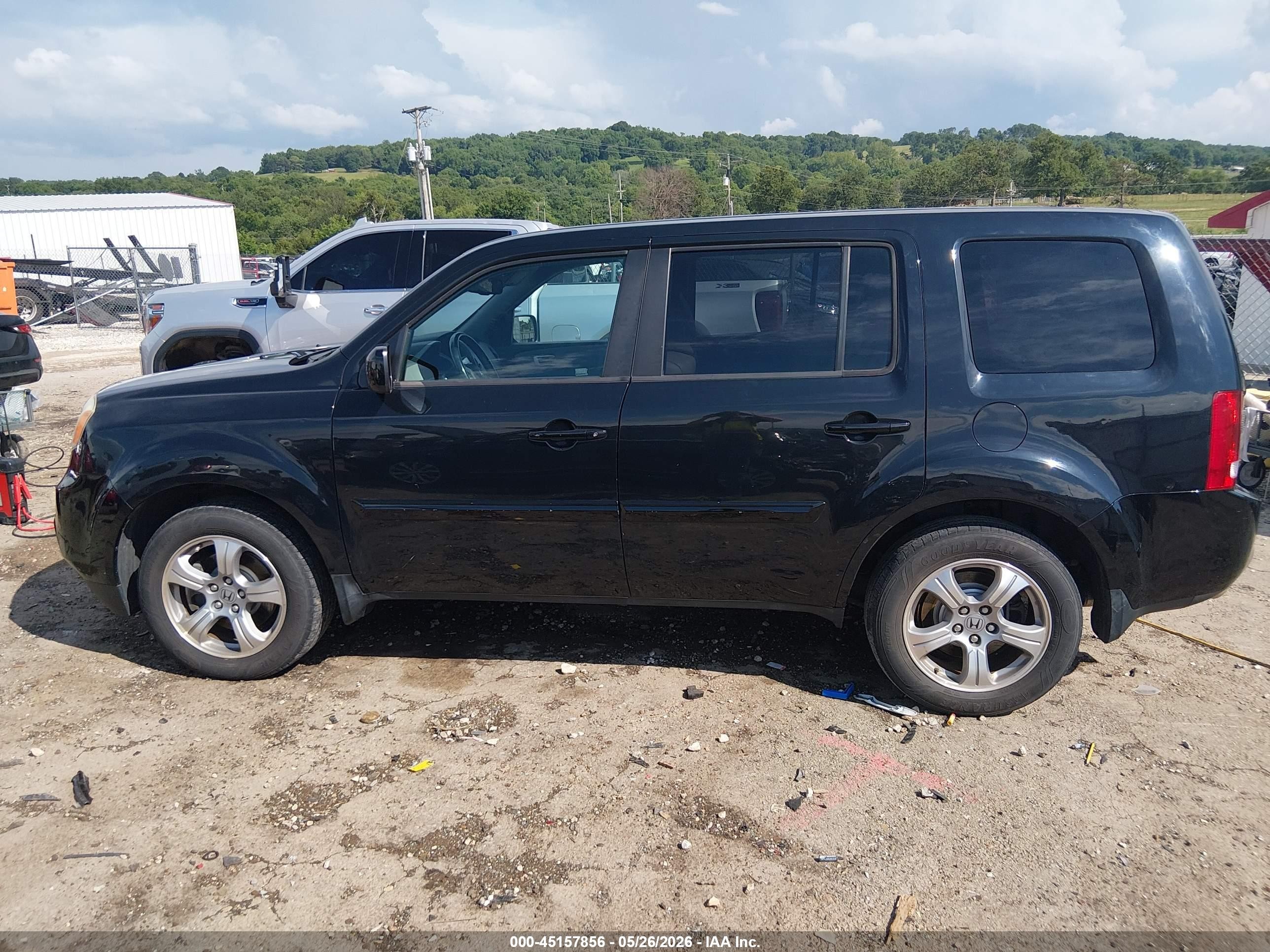 2014 Honda Pilot Ex-l Черный vin: 5FNYF3H53EB008198