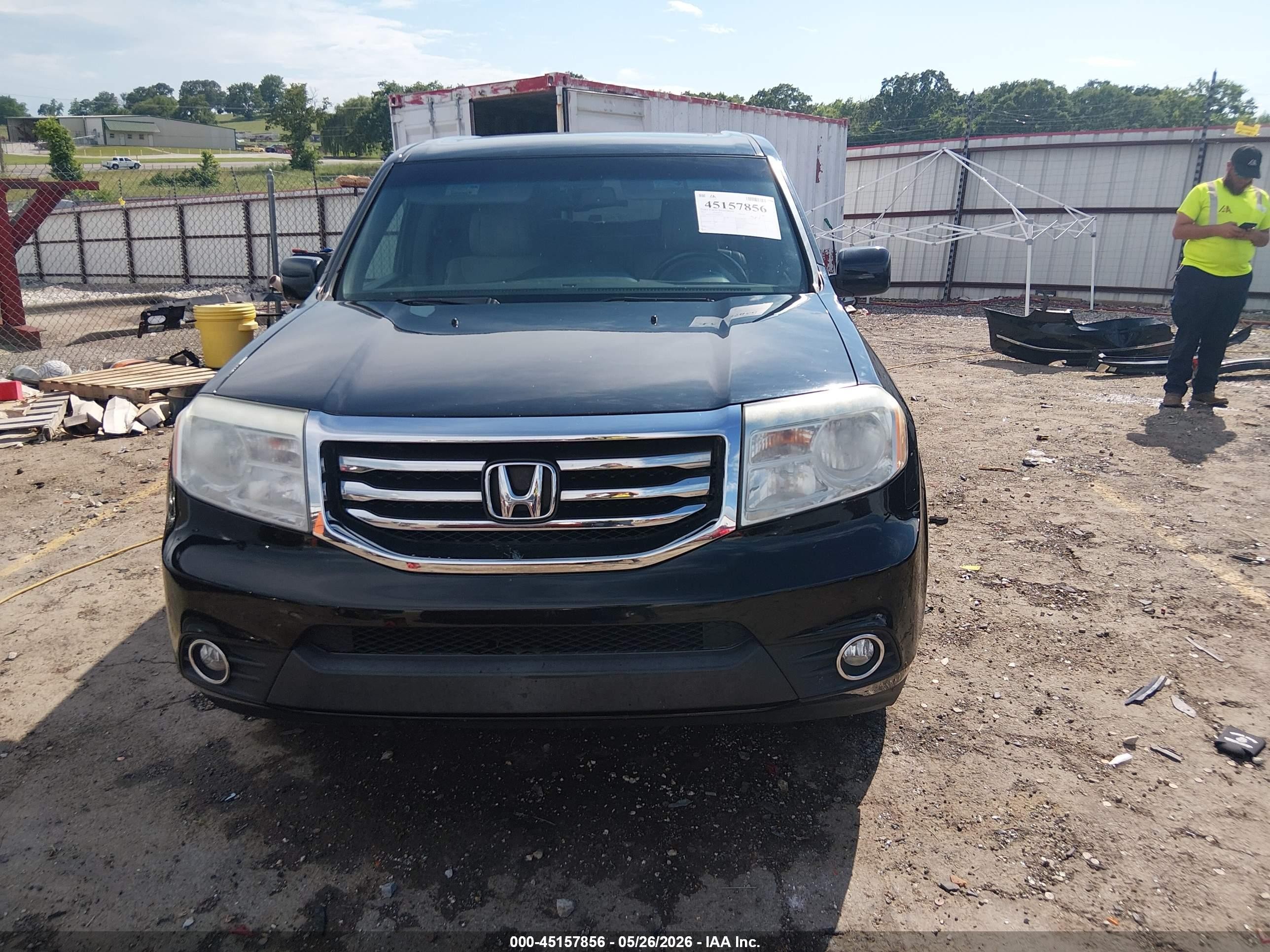 2014 Honda Pilot Ex-l Черный vin: 5FNYF3H53EB008198