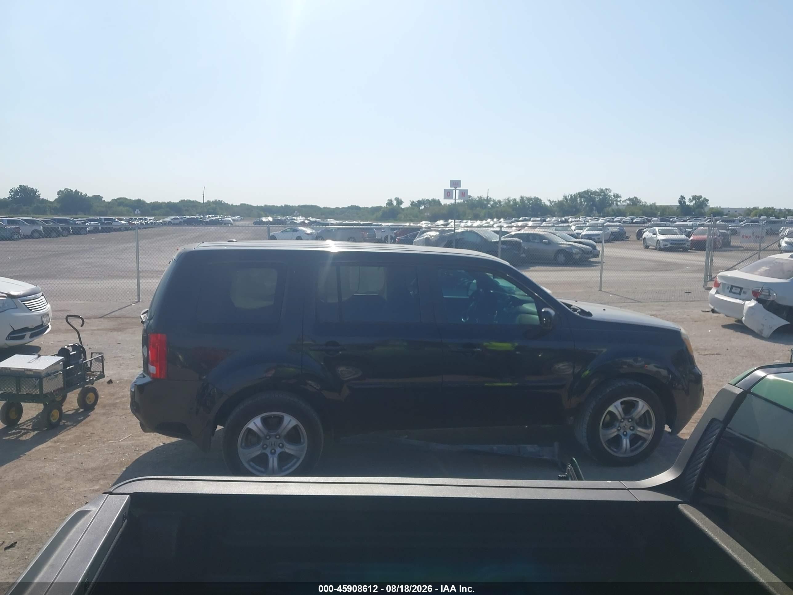 2014 Honda Pilot Ex-l Black vin: 5FNYF3H53EB014230