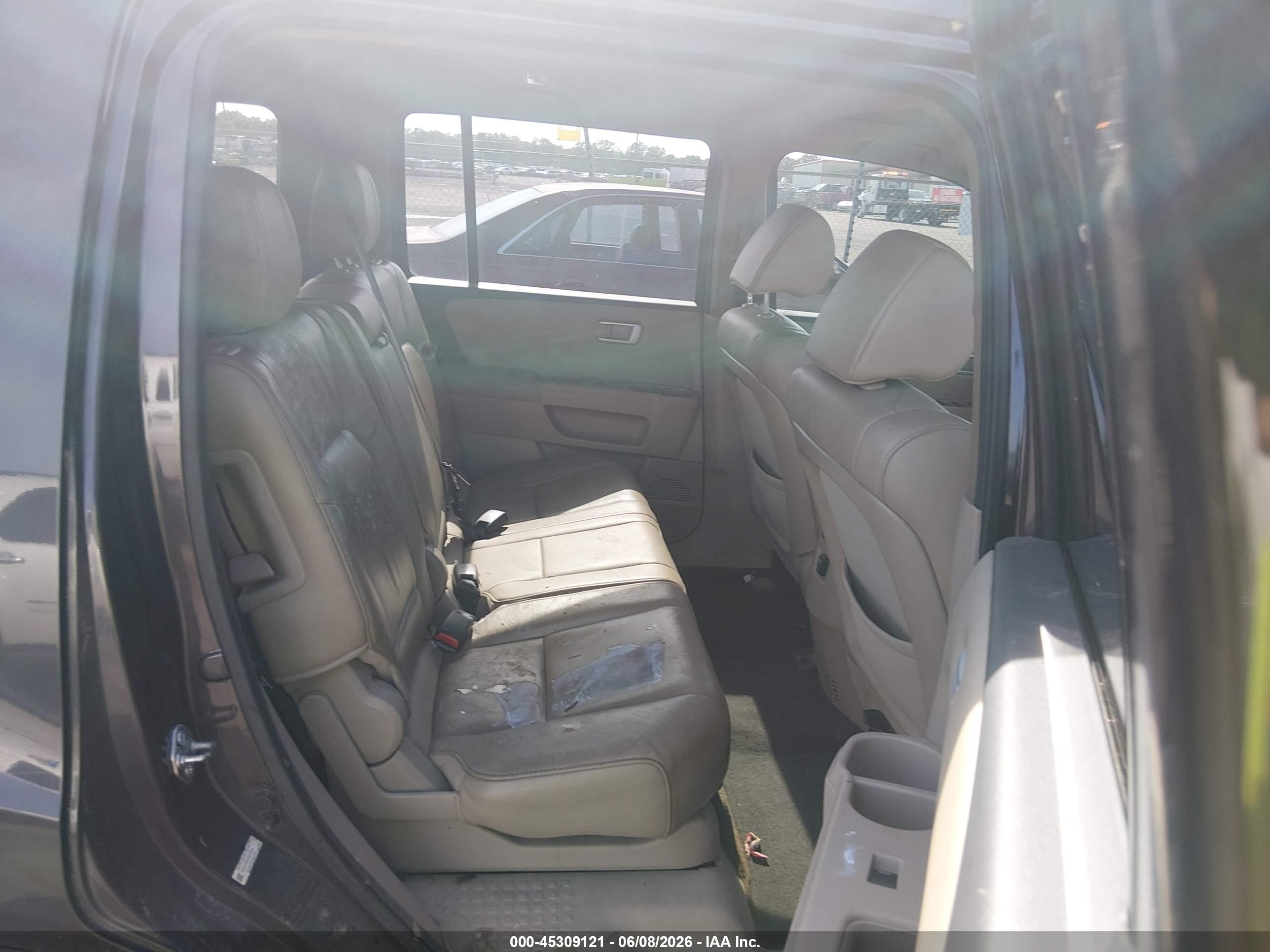 2014 Honda Pilot Ex-l Gray vin: 5FNYF3H53EB019928